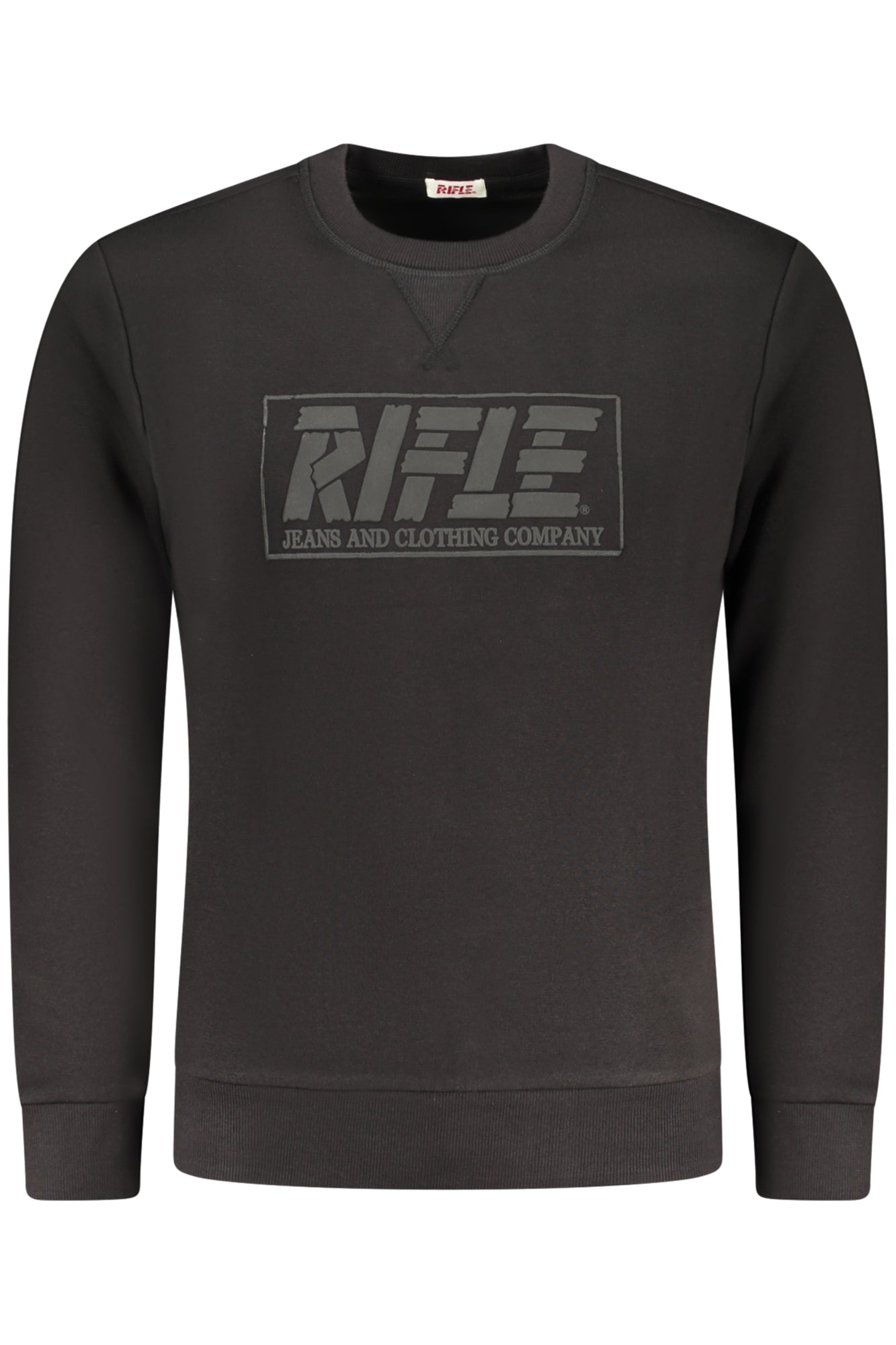 SWEAT-SHIRT ZIPPÉ NOIR HOMME RIFLE