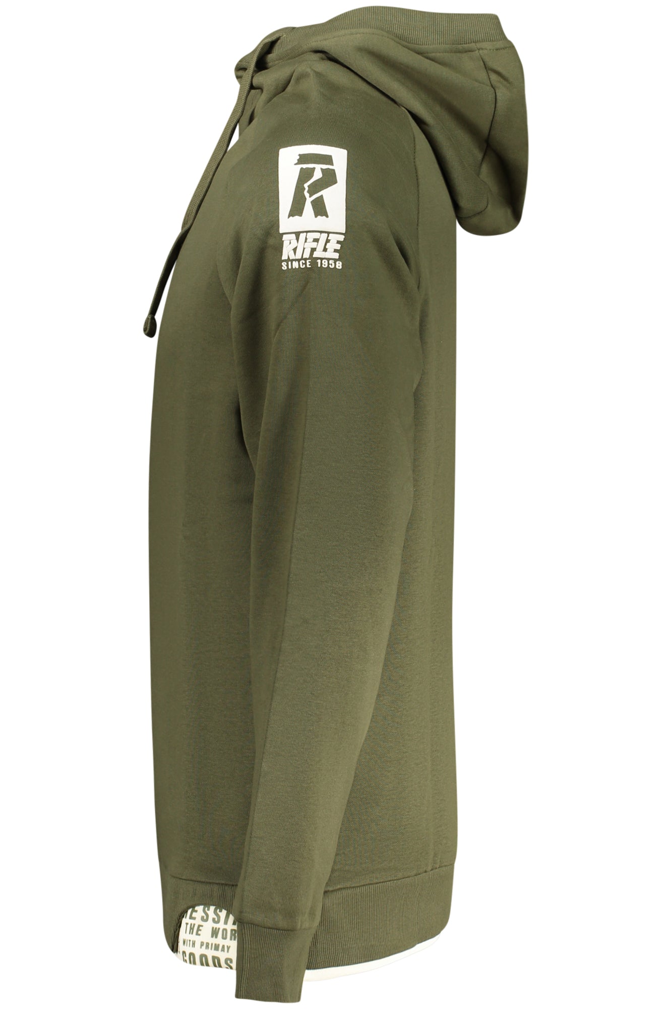 RIFLE SWEAT-SHIRT ZIPPÉ HOMME VERT