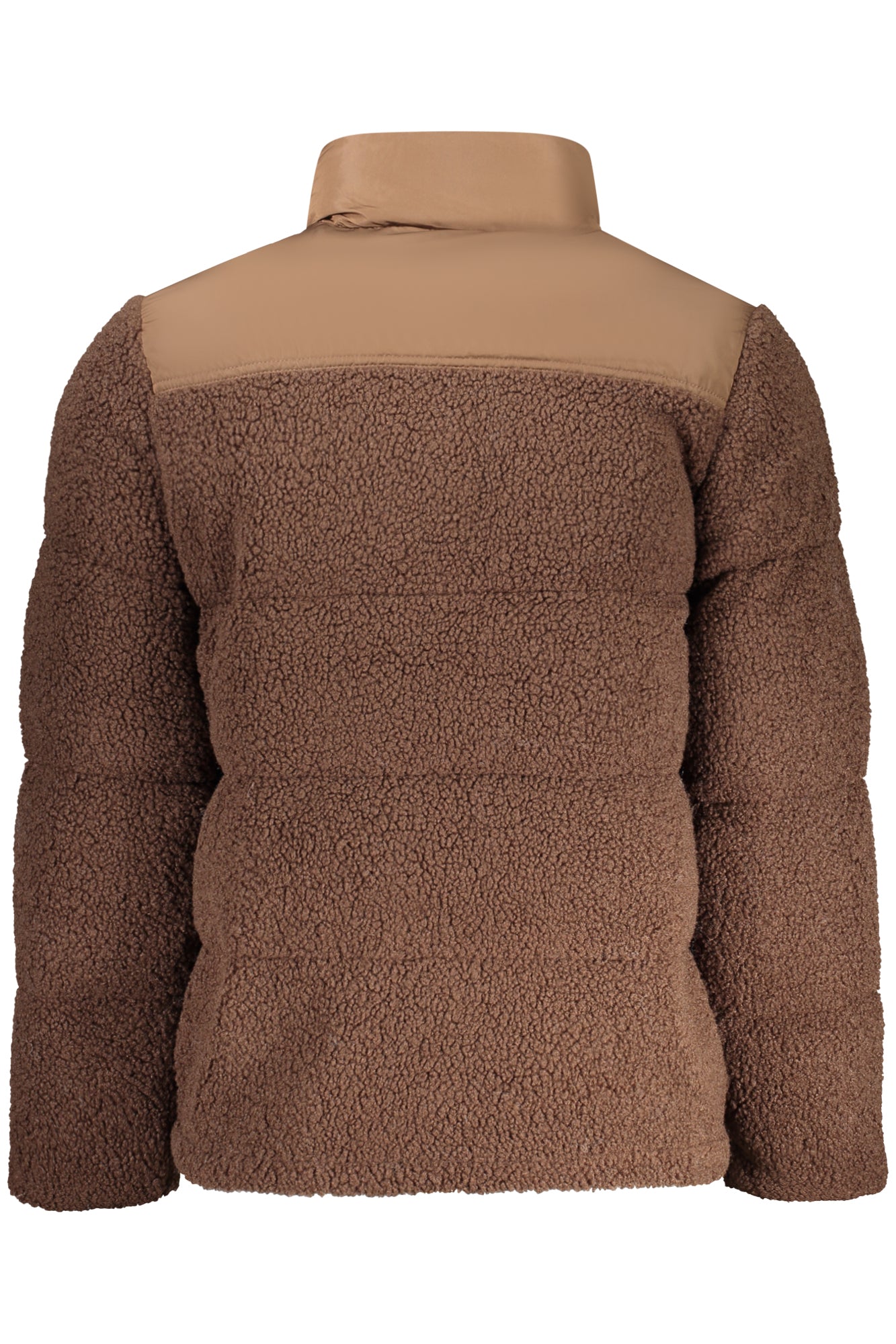 VESTE MARRON POUR HOMMES AVEC DOUBLURE INTÉRIEURE À CARREAUX