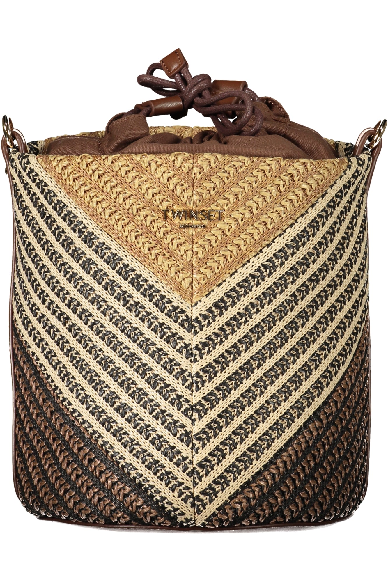 SAC MARRON FEMME TWINSET