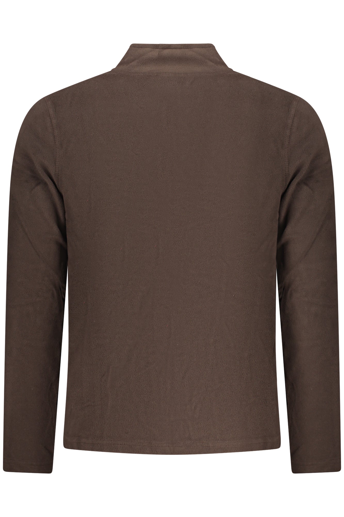 SWEAT-SHIRT BRUN ZIPPÉ HOMME US GRAND