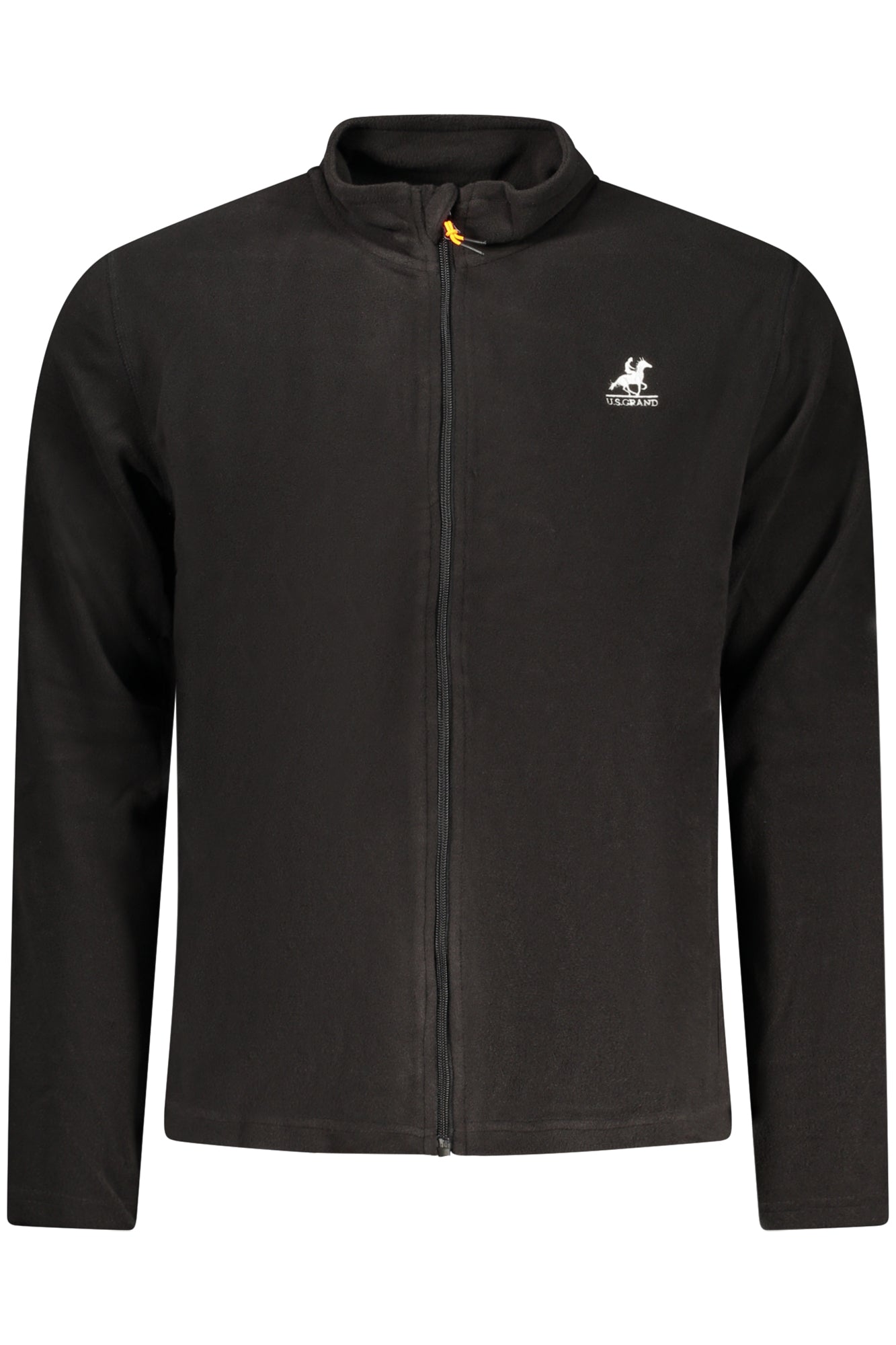 SWEAT-SHIRT HOMME NOIR ZIPPÉ US GRAND