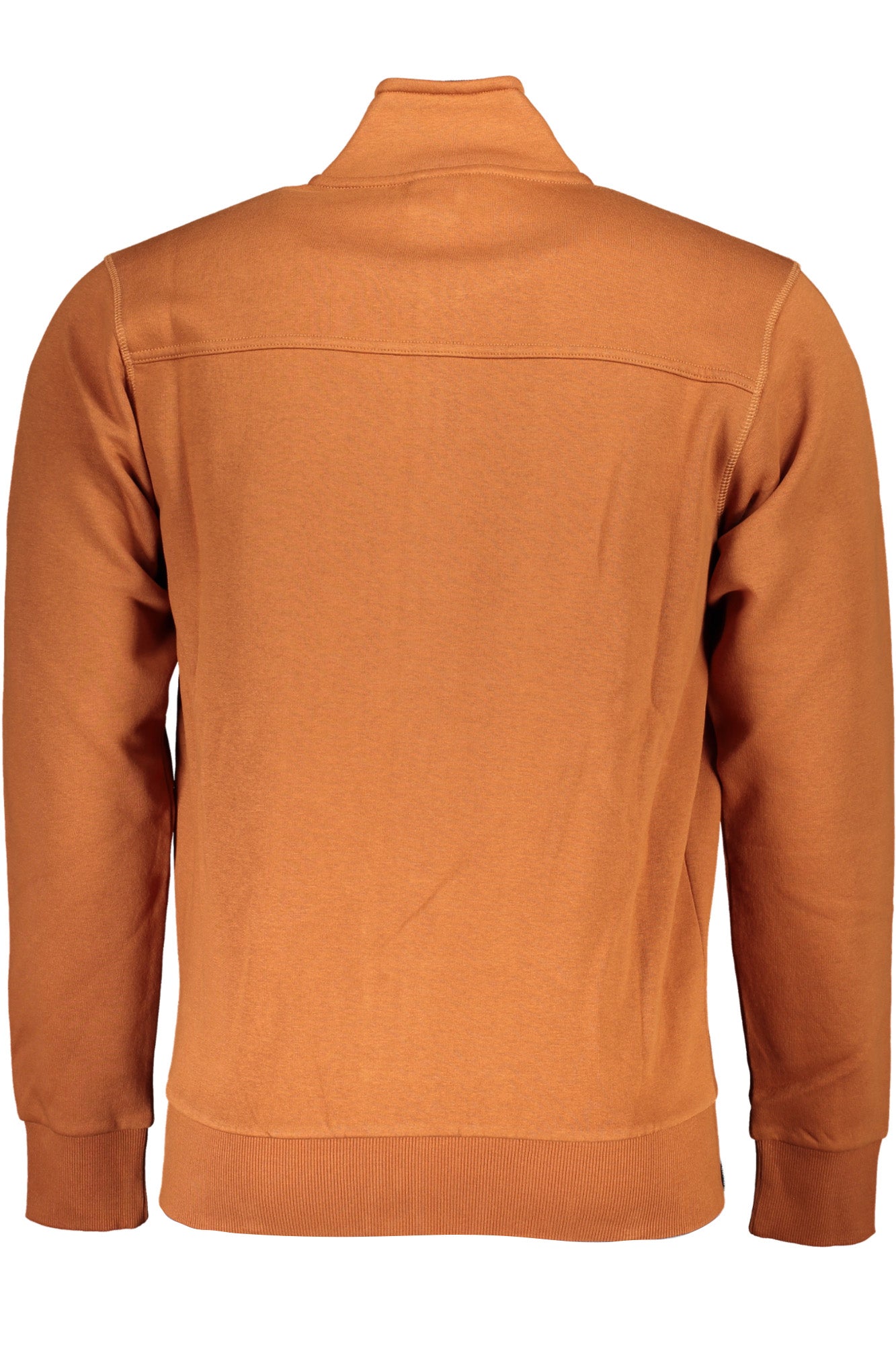 SWEAT-SHIRT BRUN ZIPPÉ HOMME US GRAND