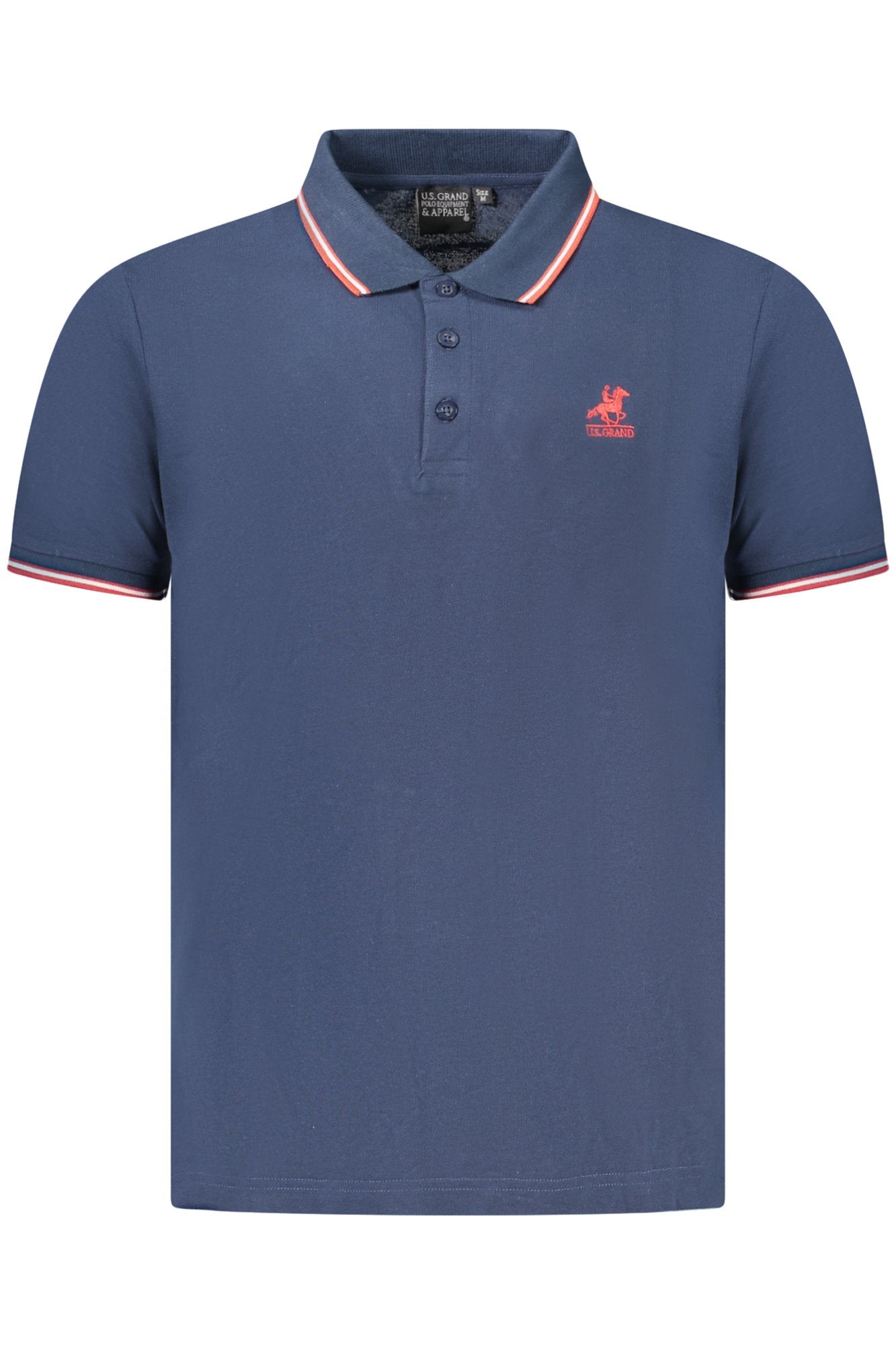 US GRAND POLO MANCHES COURTES HOMME BLEU