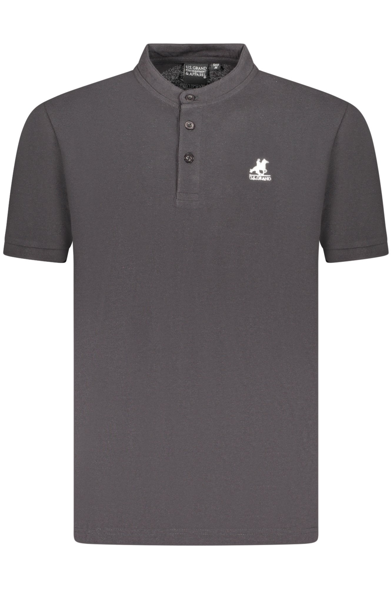 US GRAND POLO MANCHES COURTES HOMME NOIR