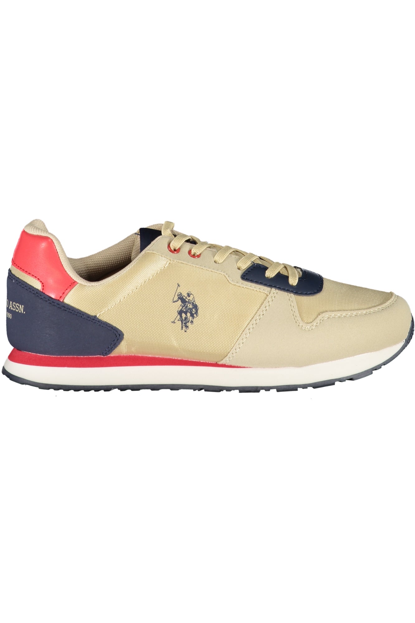 US POLO ASSN. CHAUSSURES DE SPORT BEIGES POUR ENFANTS