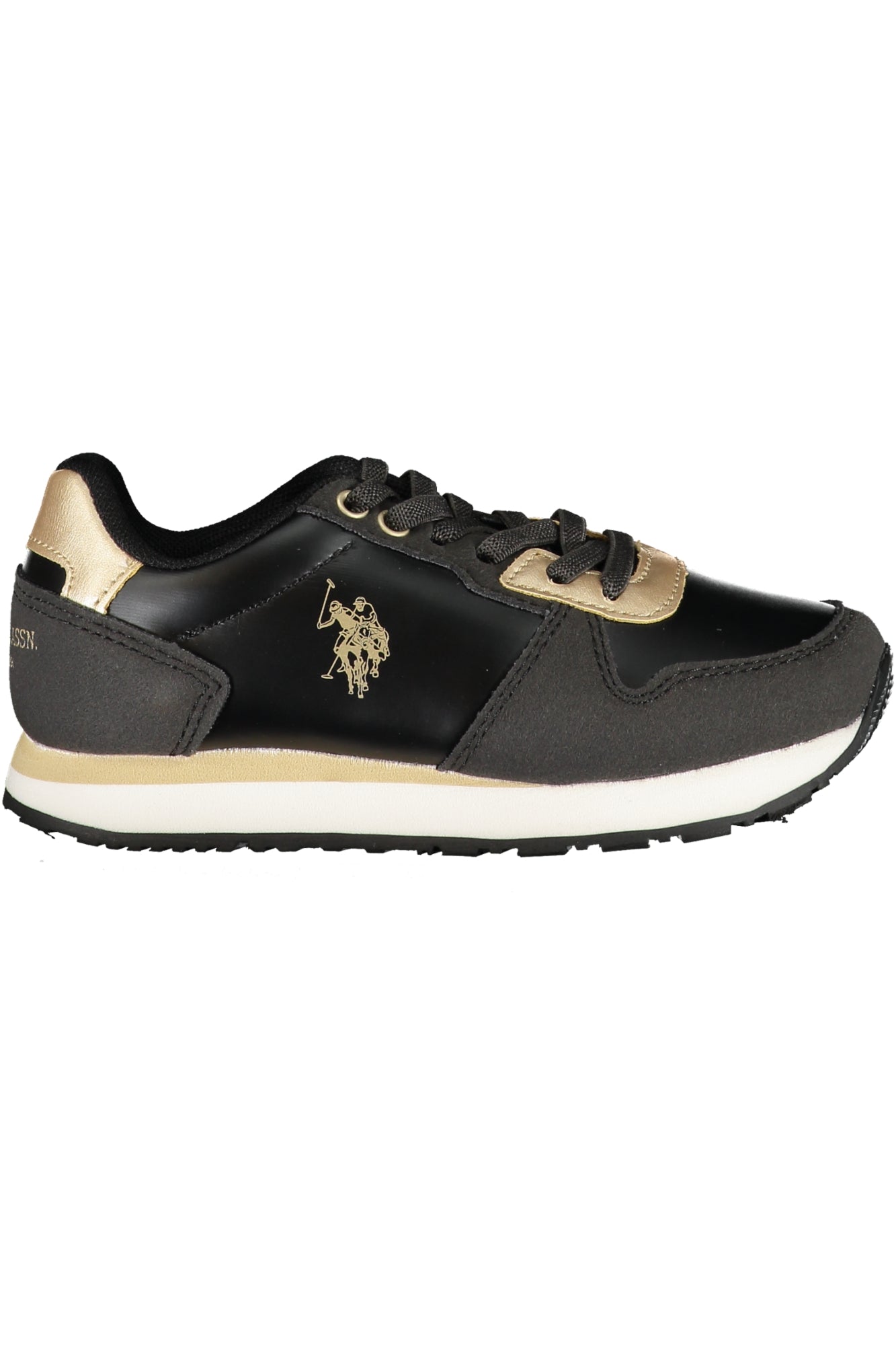 US POLO ASSN. CHAUSSURES DE SPORT NOIRES POUR ENFANTS