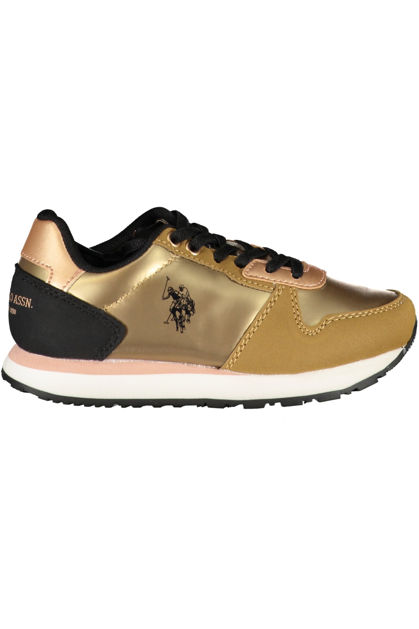 US POLO ASSN. CHAUSSURES DE SPORT DORÉES POUR ENFANTS