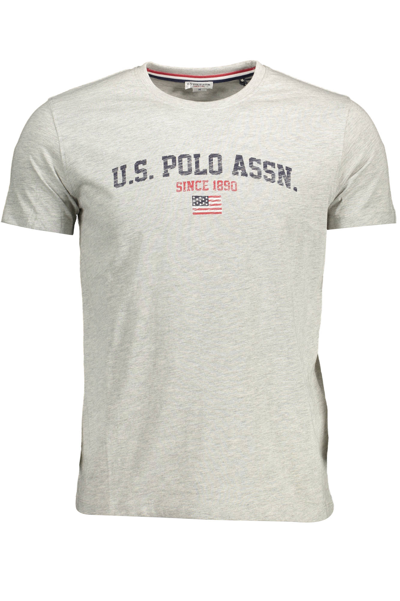US POLO T-SHIRT MANCHES COURTES HOMME GRIS
