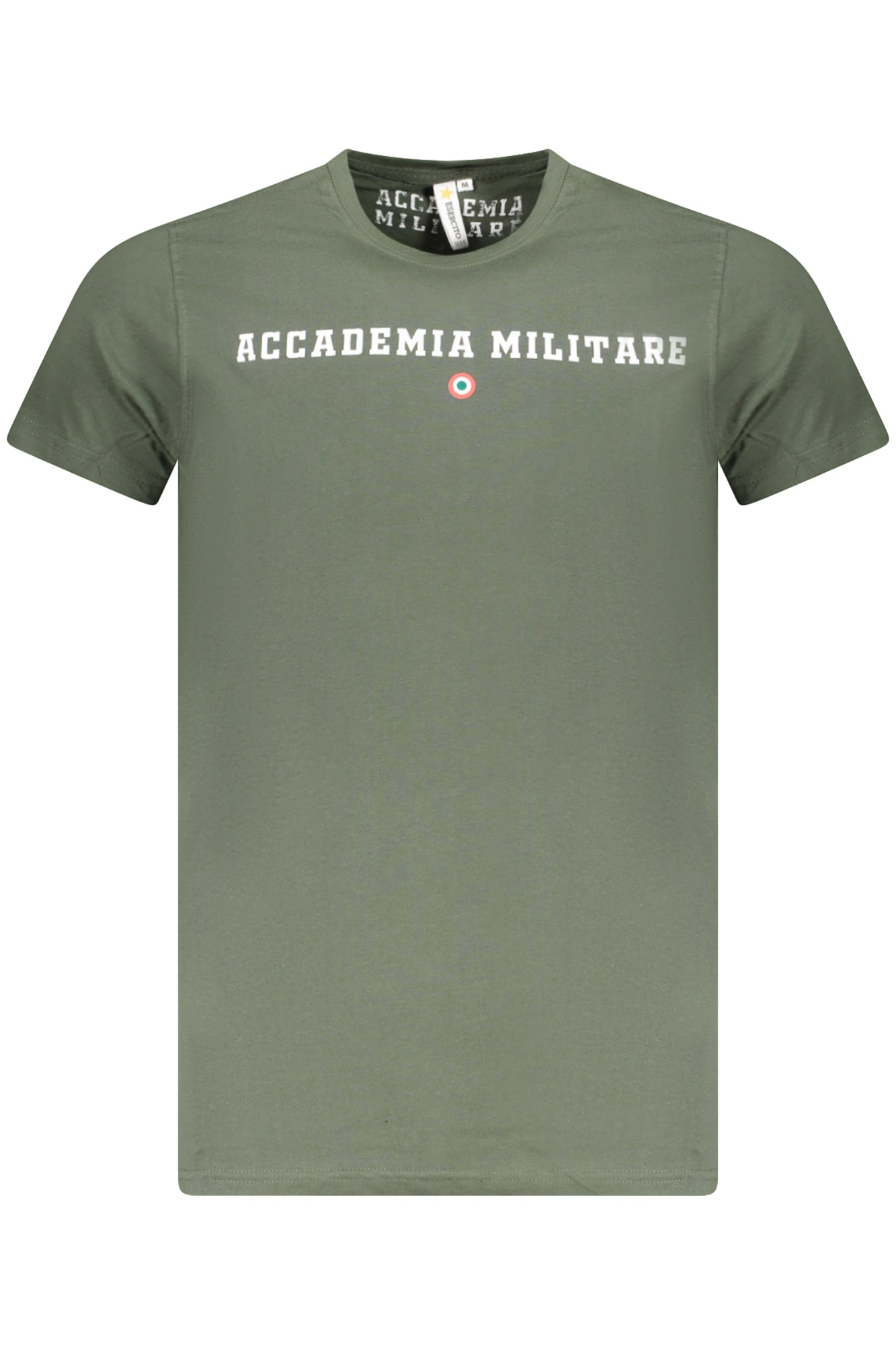 T-SHIRT HOMME MANCHES COURTES ACADÉMIE MILITAIRE VERT
