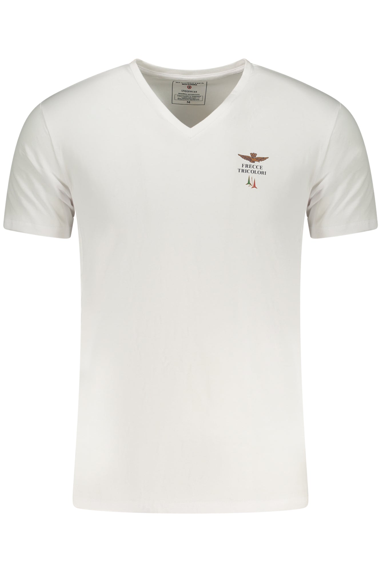 T-SHIRT BLANC DE PLEIN AIR AERONAUTICA MILITARE POUR HOMME