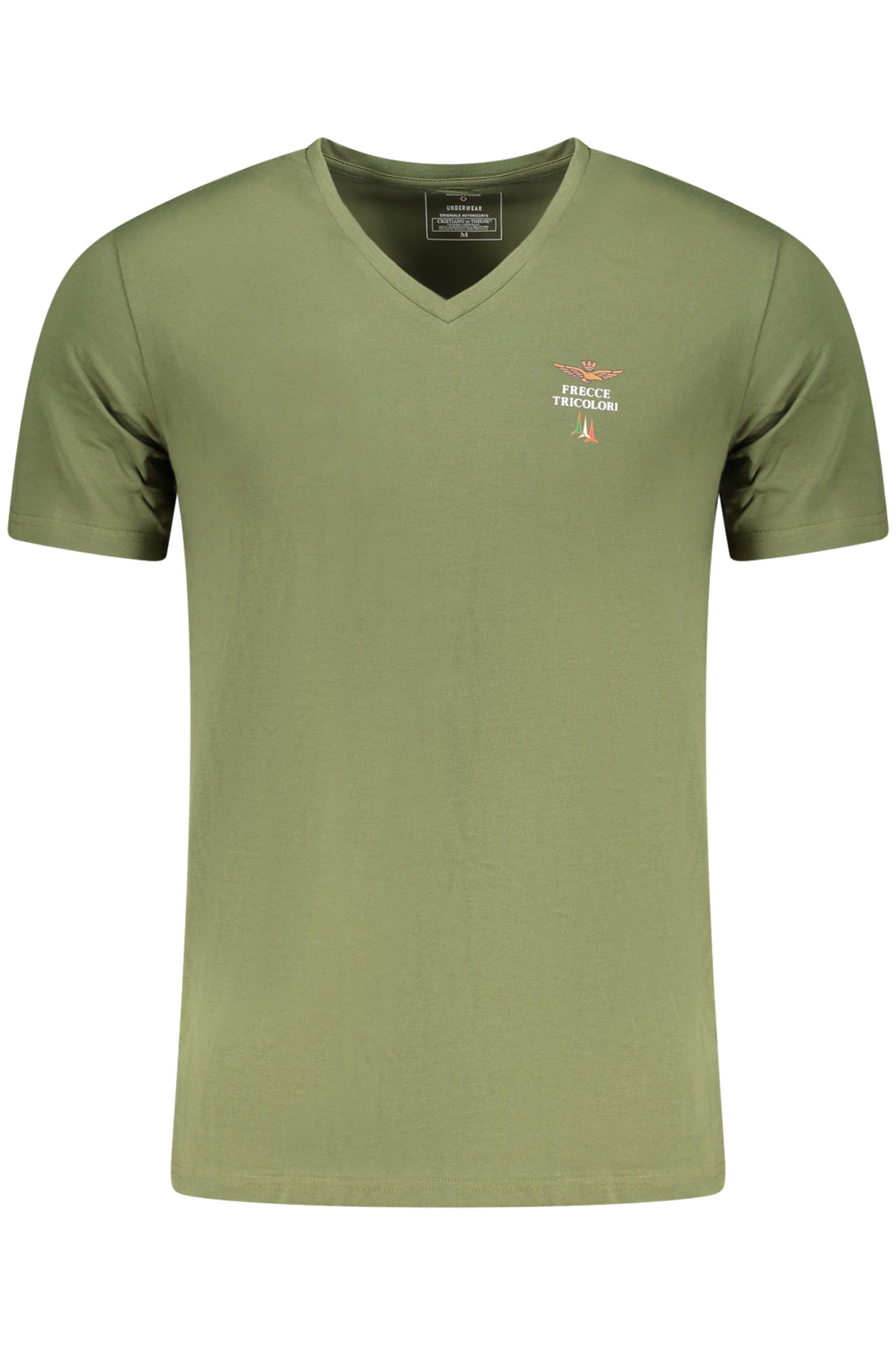 T-SHIRT HOMME VERT AERONAUTICA MILITARE