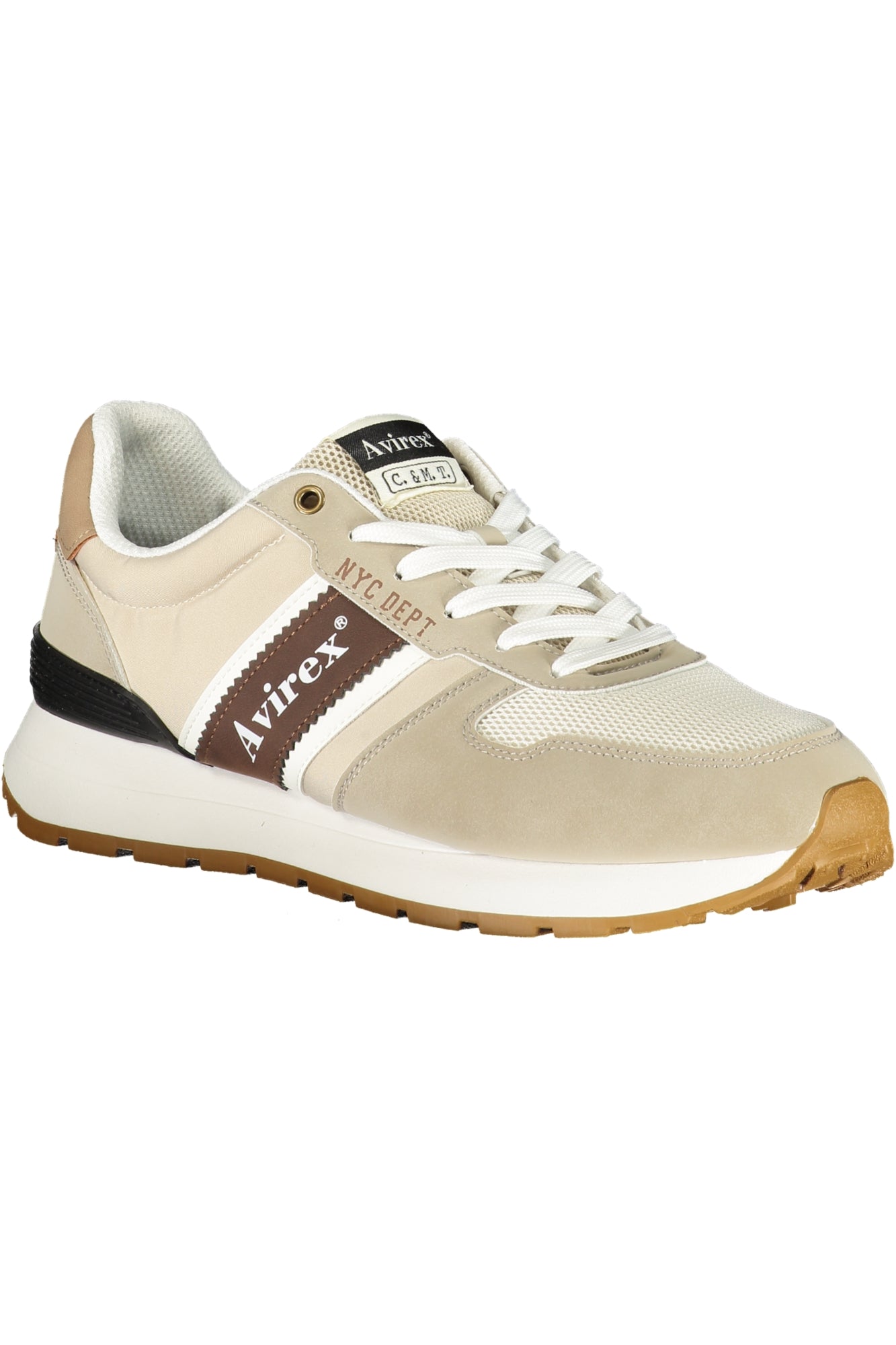 CHAUSSURES DE SPORT BEIGES AVIREX POUR HOMME