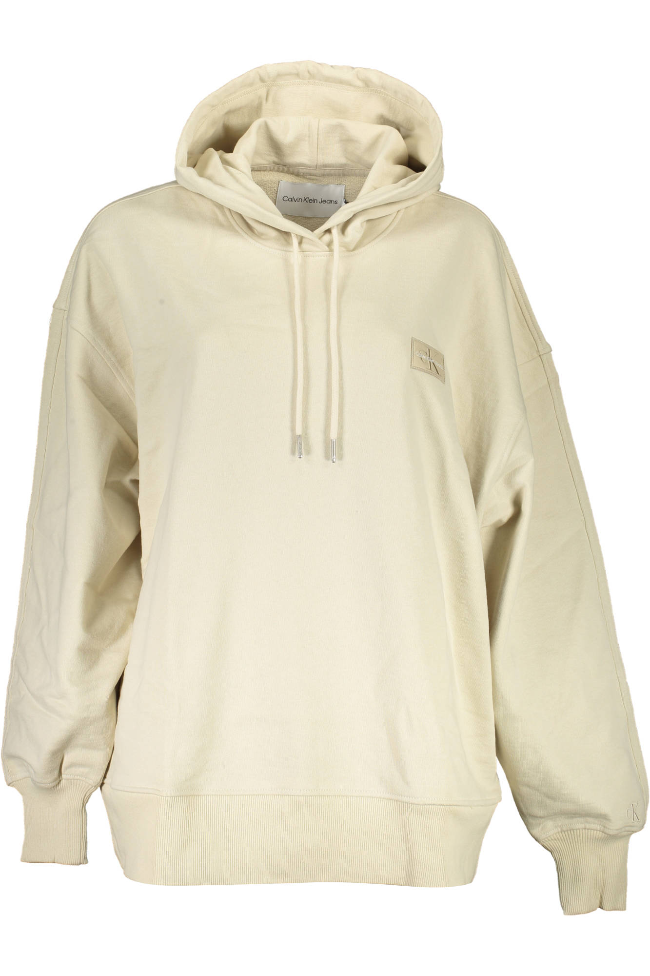 SWEAT-SHIRT FEMME SANS FERMETURE ÉCLAIR CALVIN KLEIN BEIGE