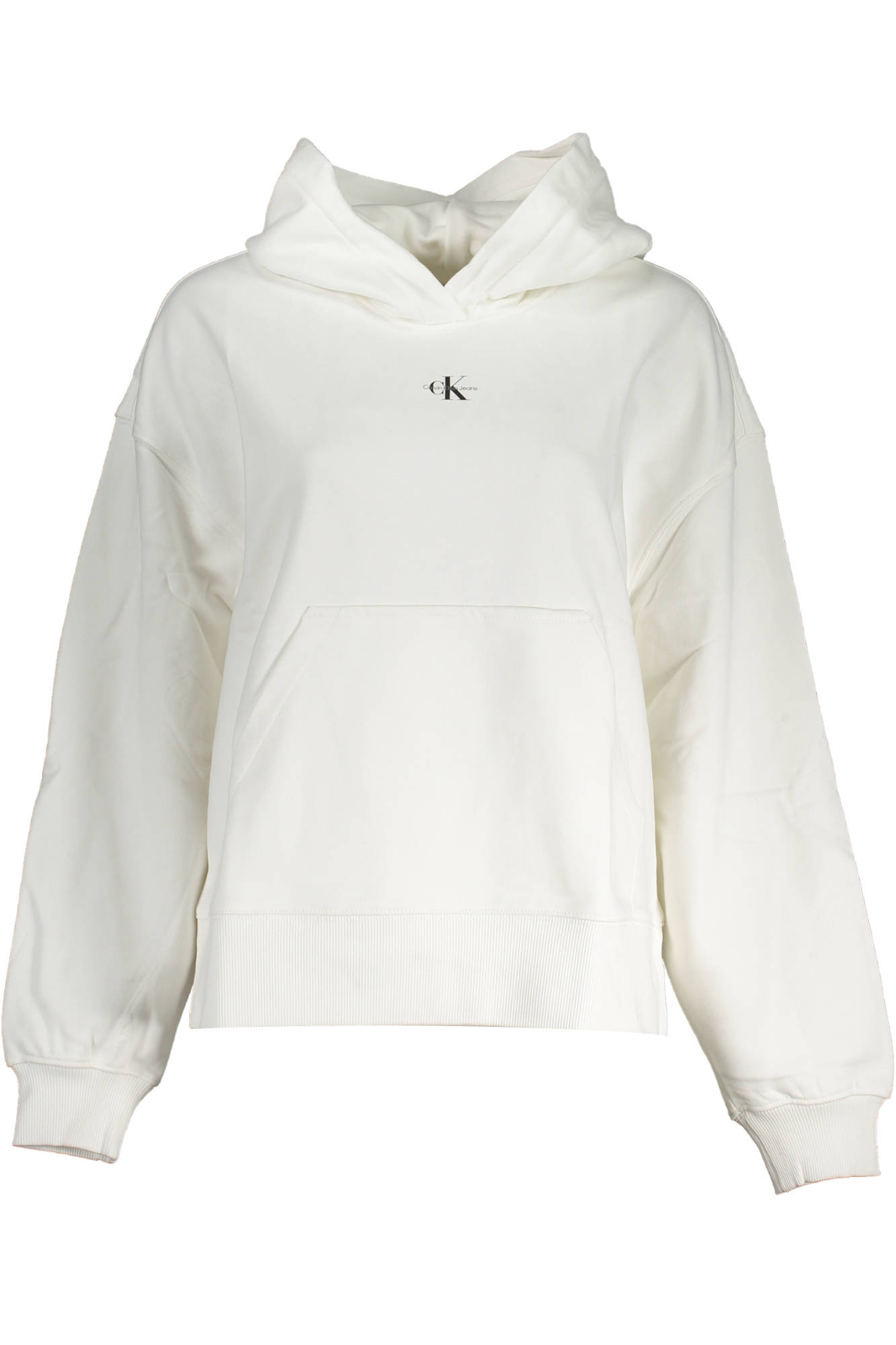 CALVIN KLEIN SWEATSHIRT SANS ZIP FEMME BLANC