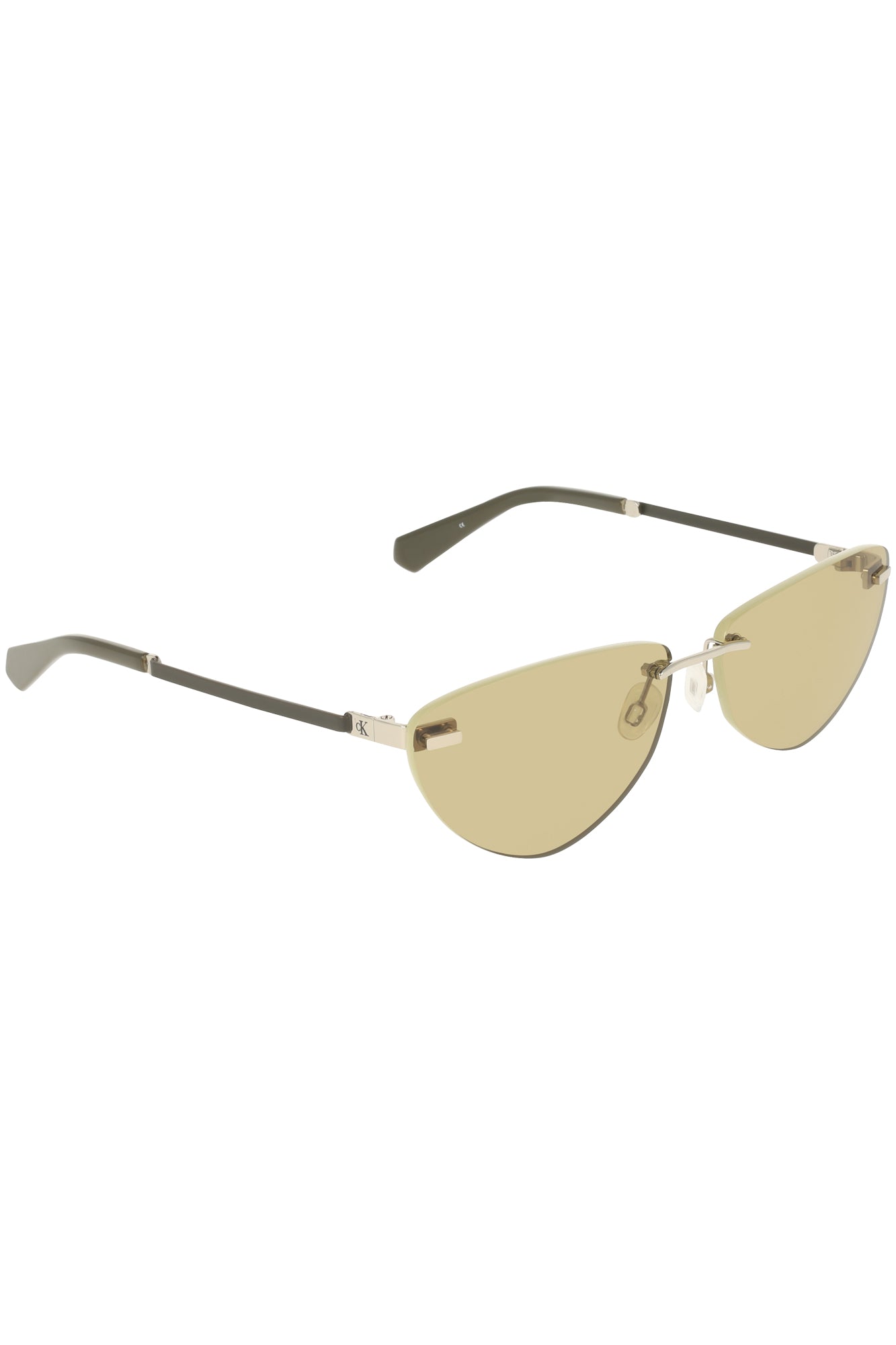 CALVIN KLEIN LUNETTES DE SOLEIL FEMME VERTES