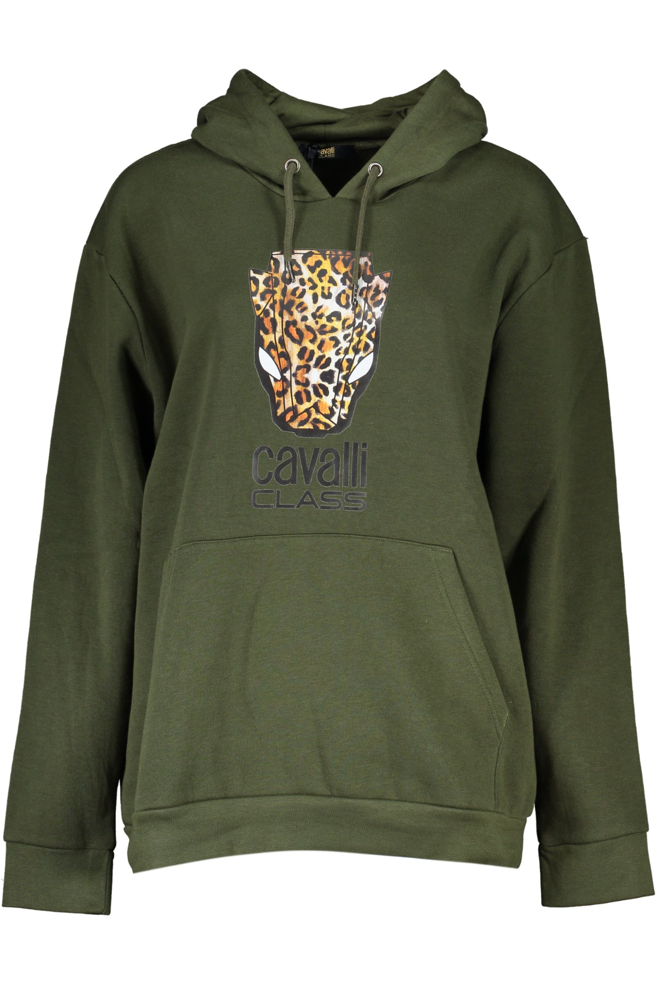 SWEAT-SHIRT FEMME SANS FERMETURE ÉCLAIR CAVALLI CLASS VERT