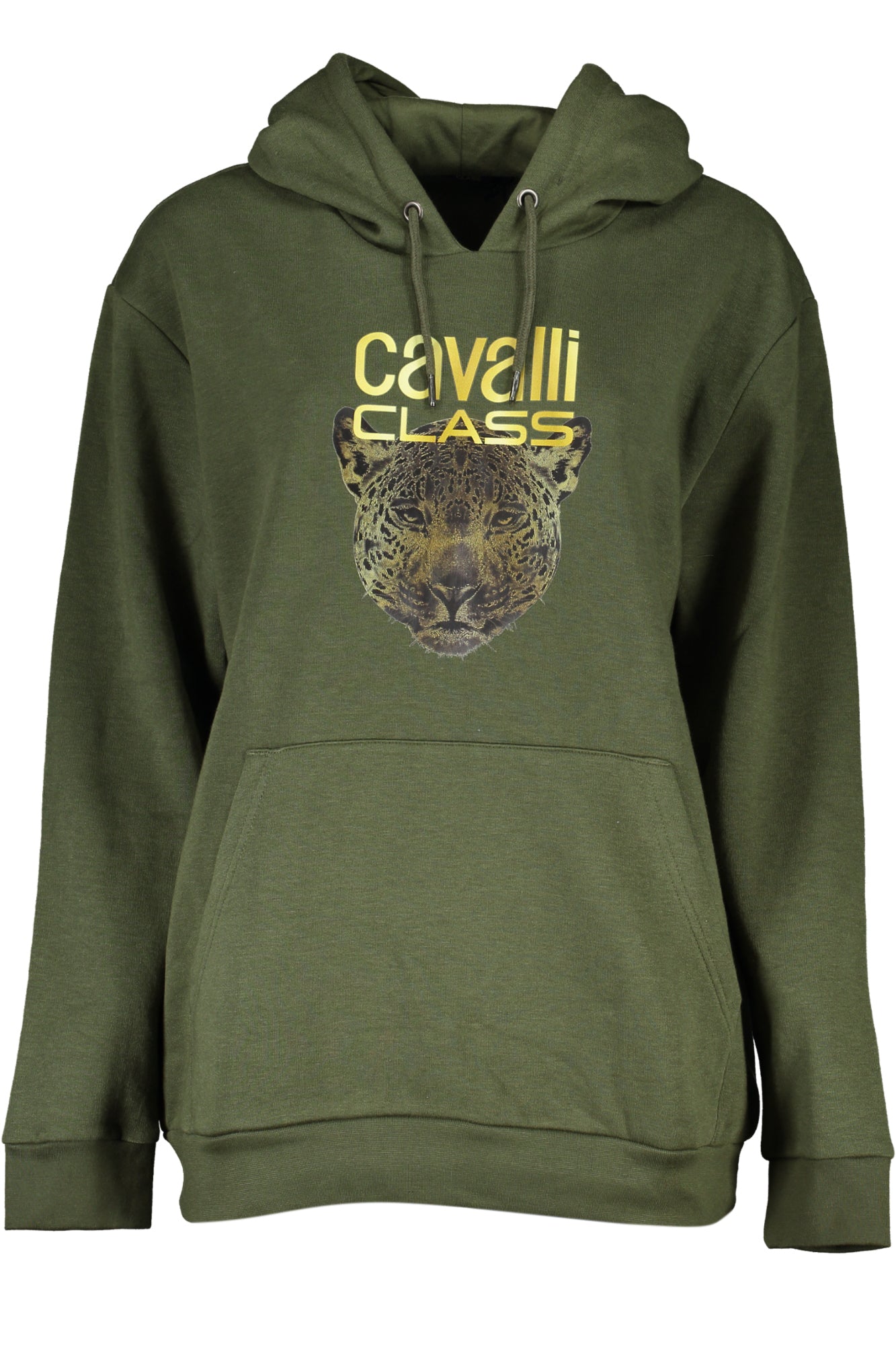 SWEAT-SHIRT FEMME SANS FERMETURE ÉCLAIR CAVALLI CLASS VERT