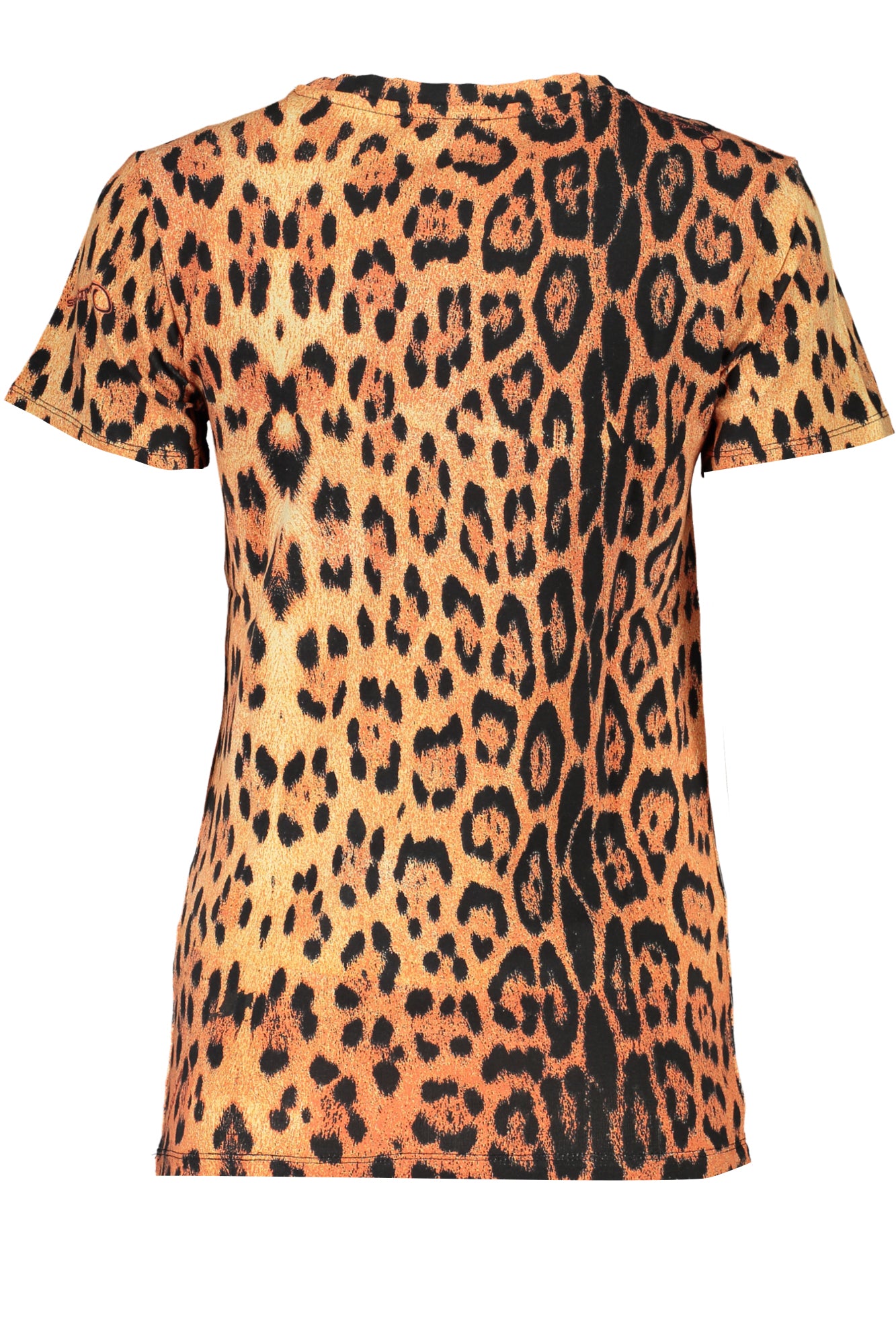 TEE-SHIRT FEMME MANCHES COURTES CAVALLI CLASS ORANGE
