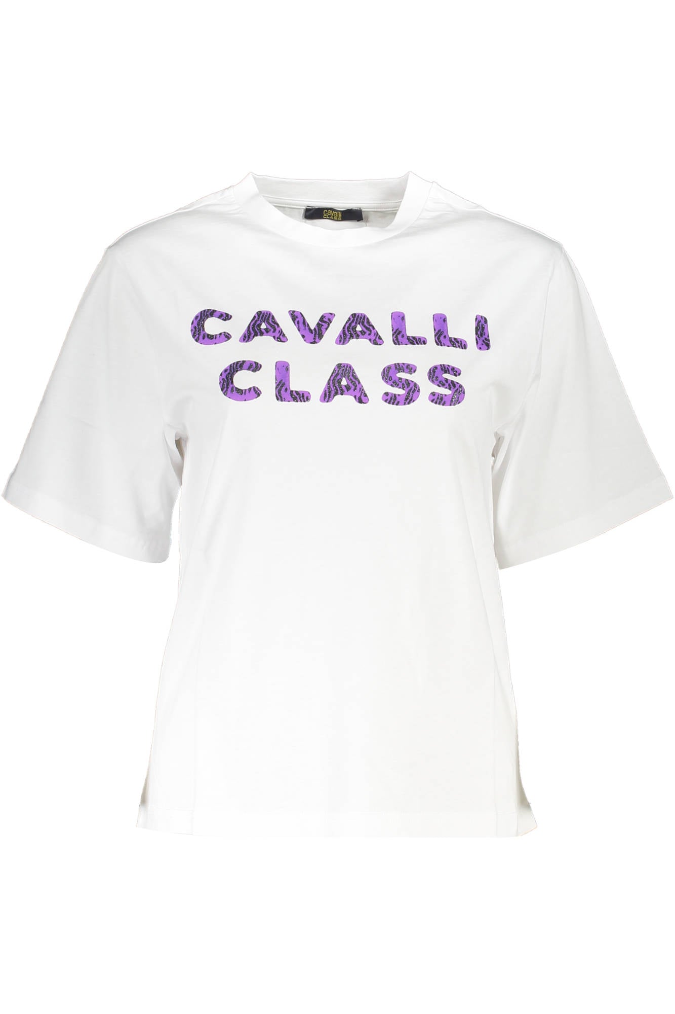 CAVALLI CLASS T-SHSHIRT FEMME MANCHES COURTES BLANC