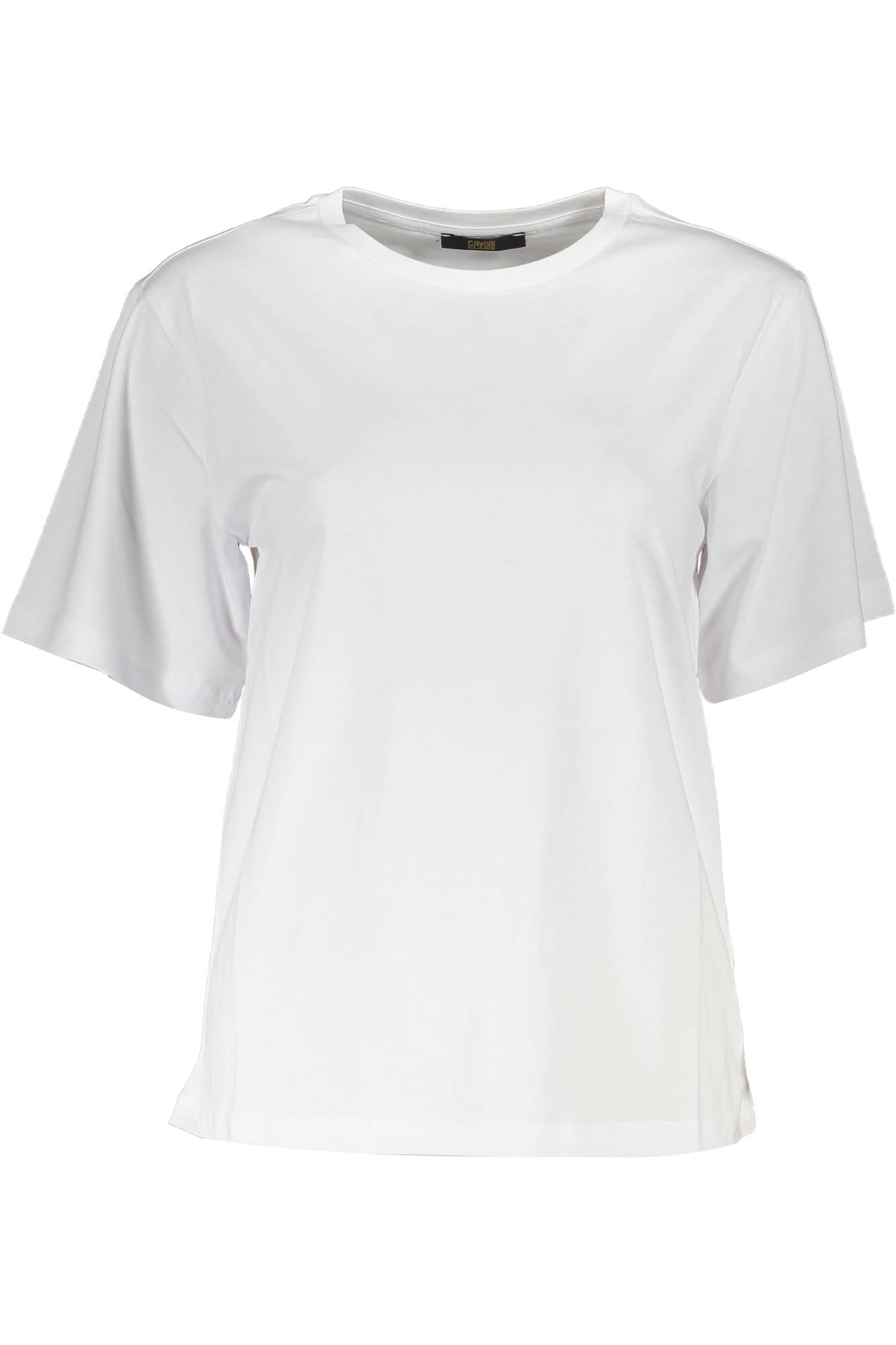 CAVALLI CLASS T-SHSHIRT FEMME MANCHES COURTES BLANC