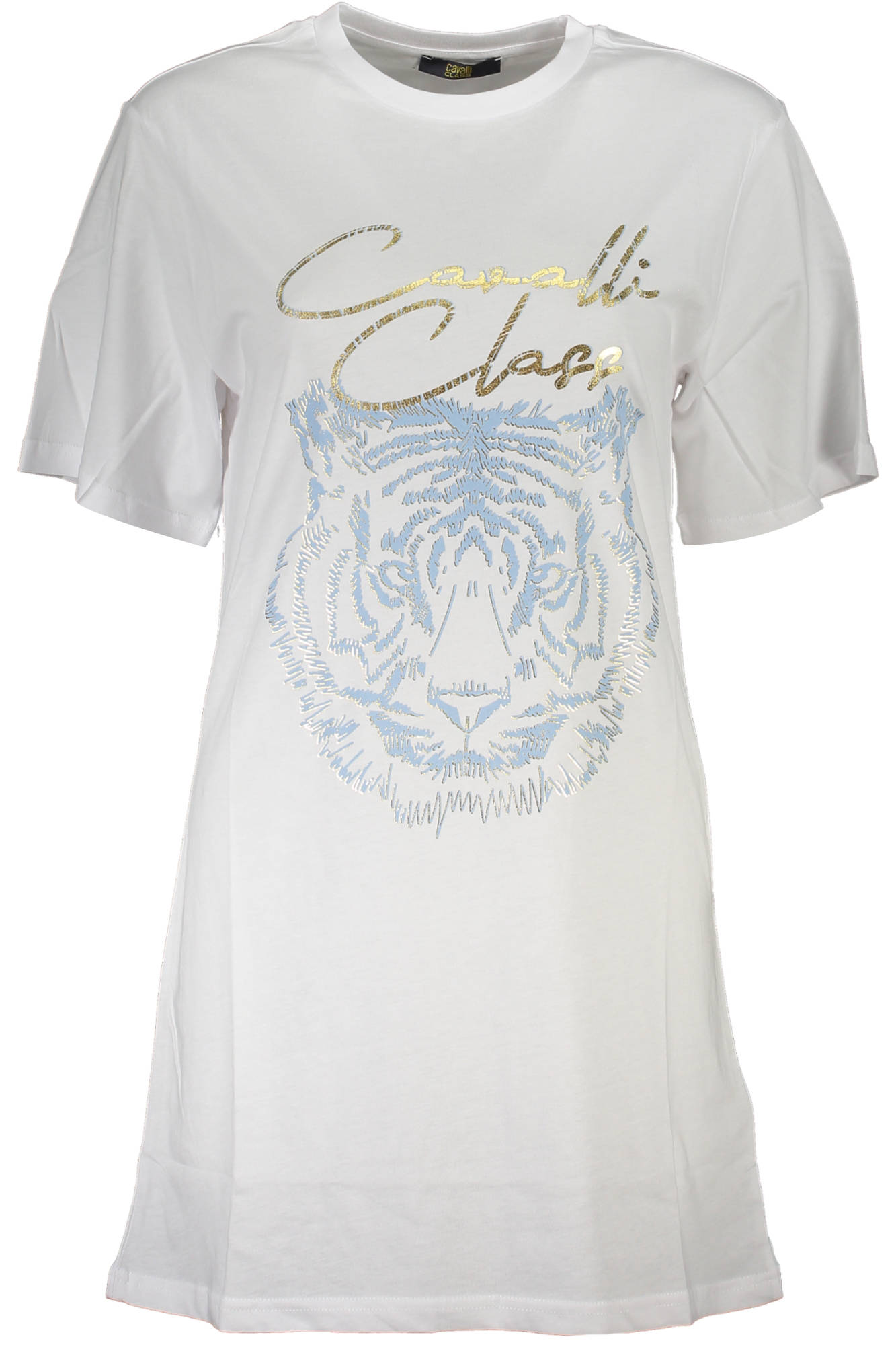 CAVALLI CLASS T-SHSHIRT FEMME MANCHES COURTES BLANC