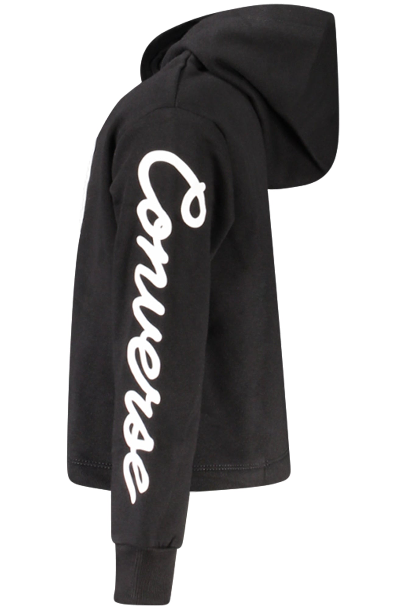 Converse – Sweat à capuche zippé pour fille, noir