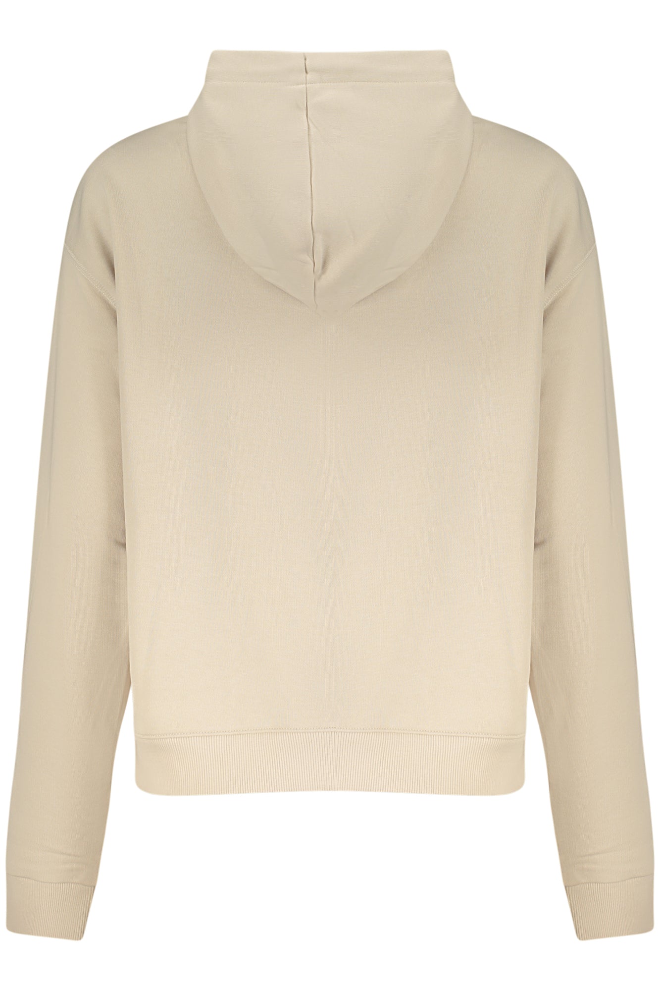 Sweat à capuche zippé Converse pour femme de couleur beige