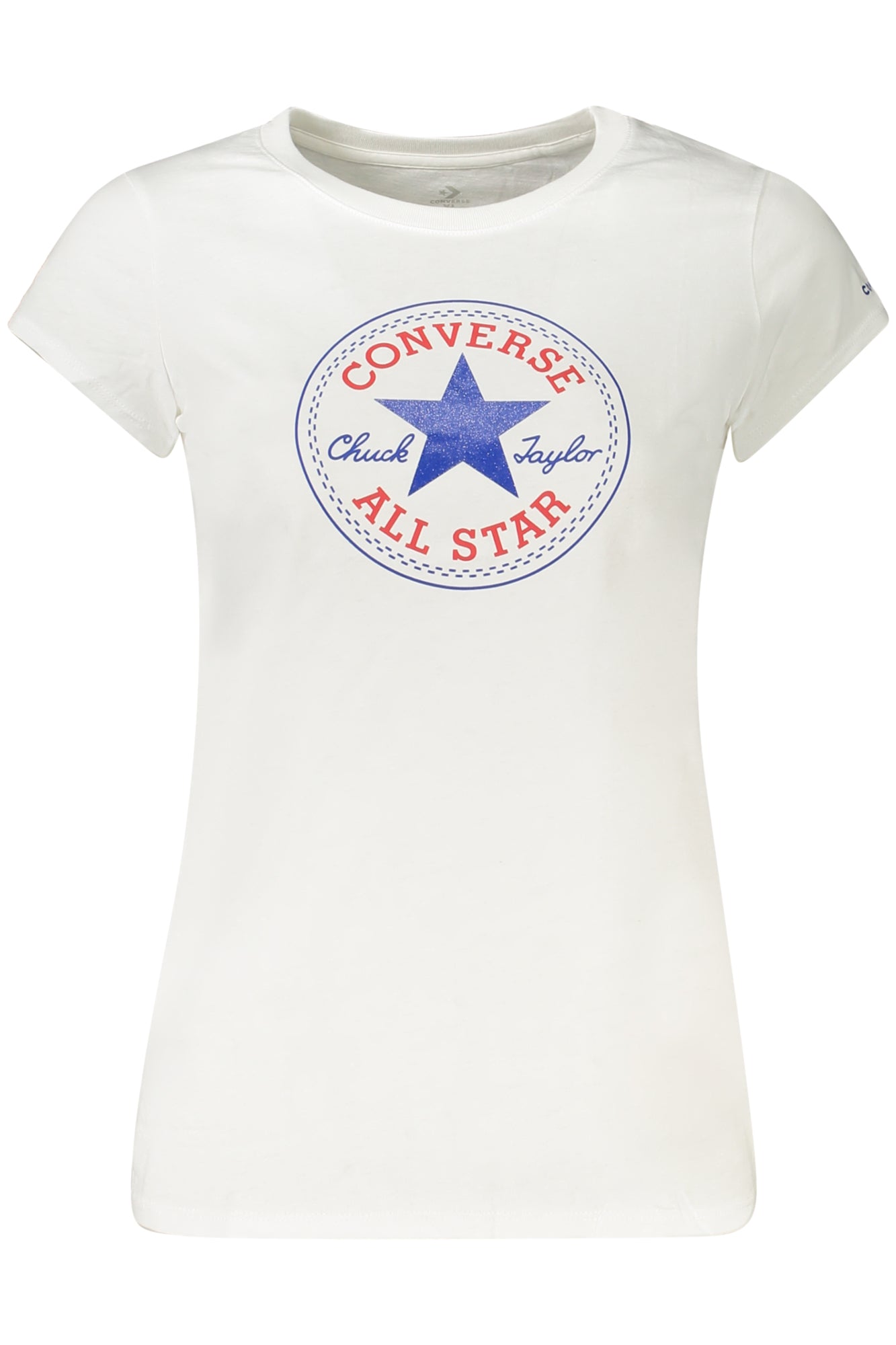 T-SHIRT Converse fille à manches courtes, blanc