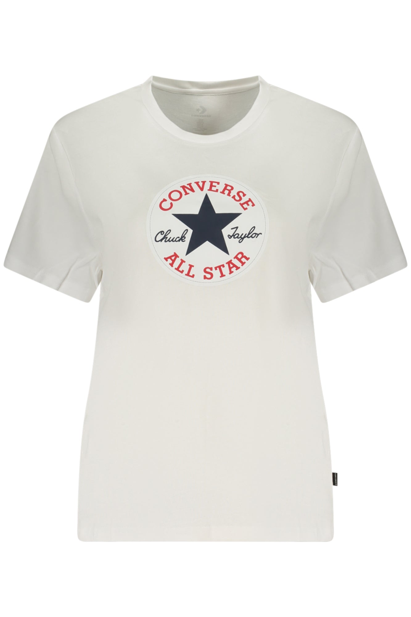 T-shirt Converse femme à manches courtes, blanc