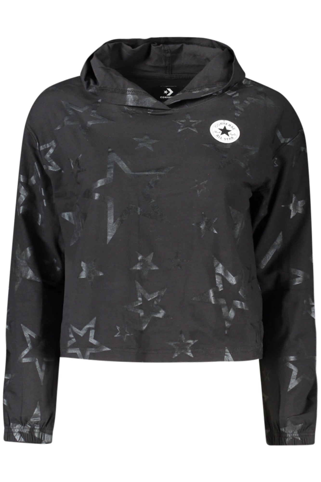 T-shirt à manches longues Converse pour fille, noir