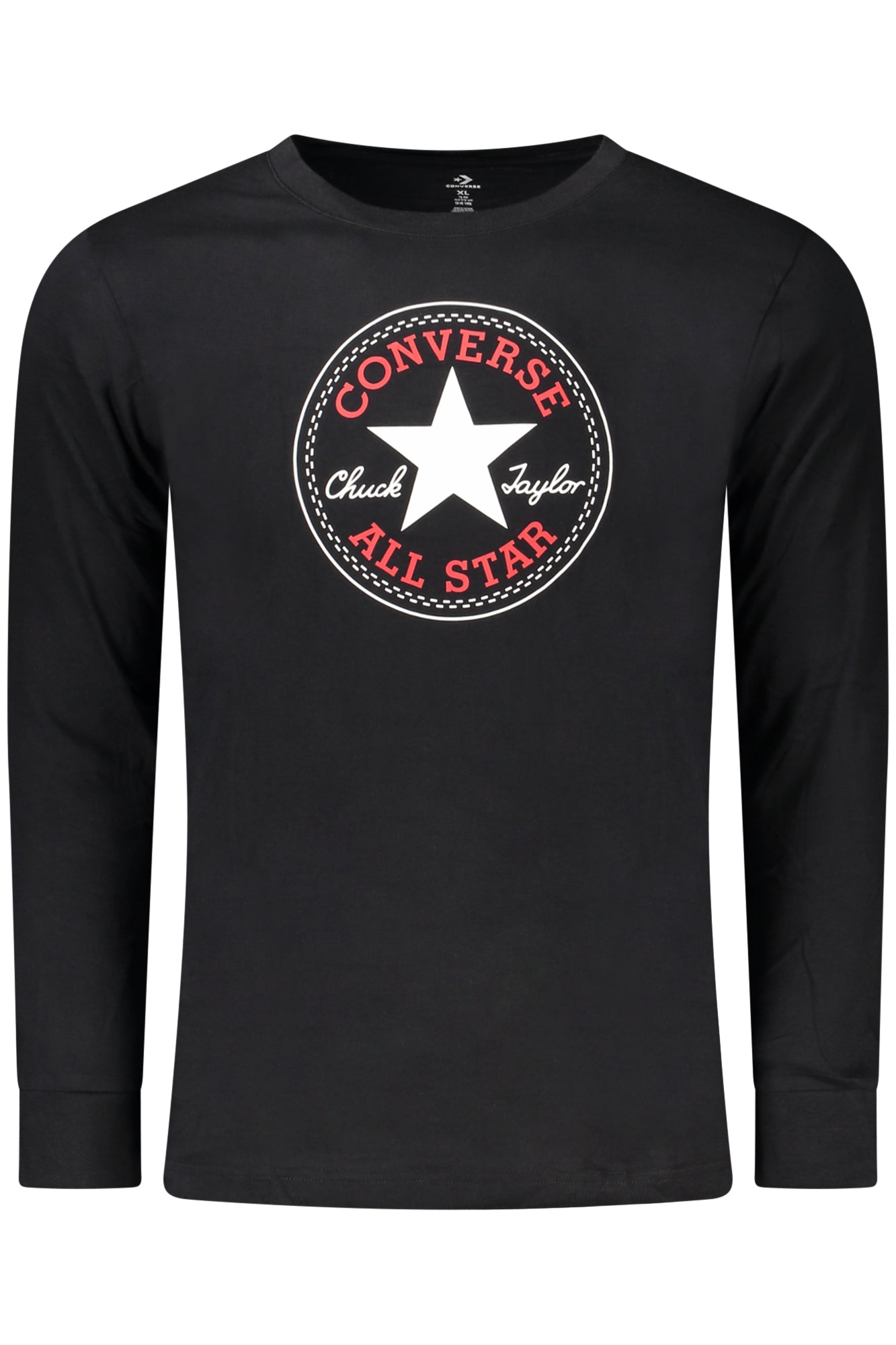 T-SHIRT NOIR MANCHES LONGUES ENFANT CONVERSE