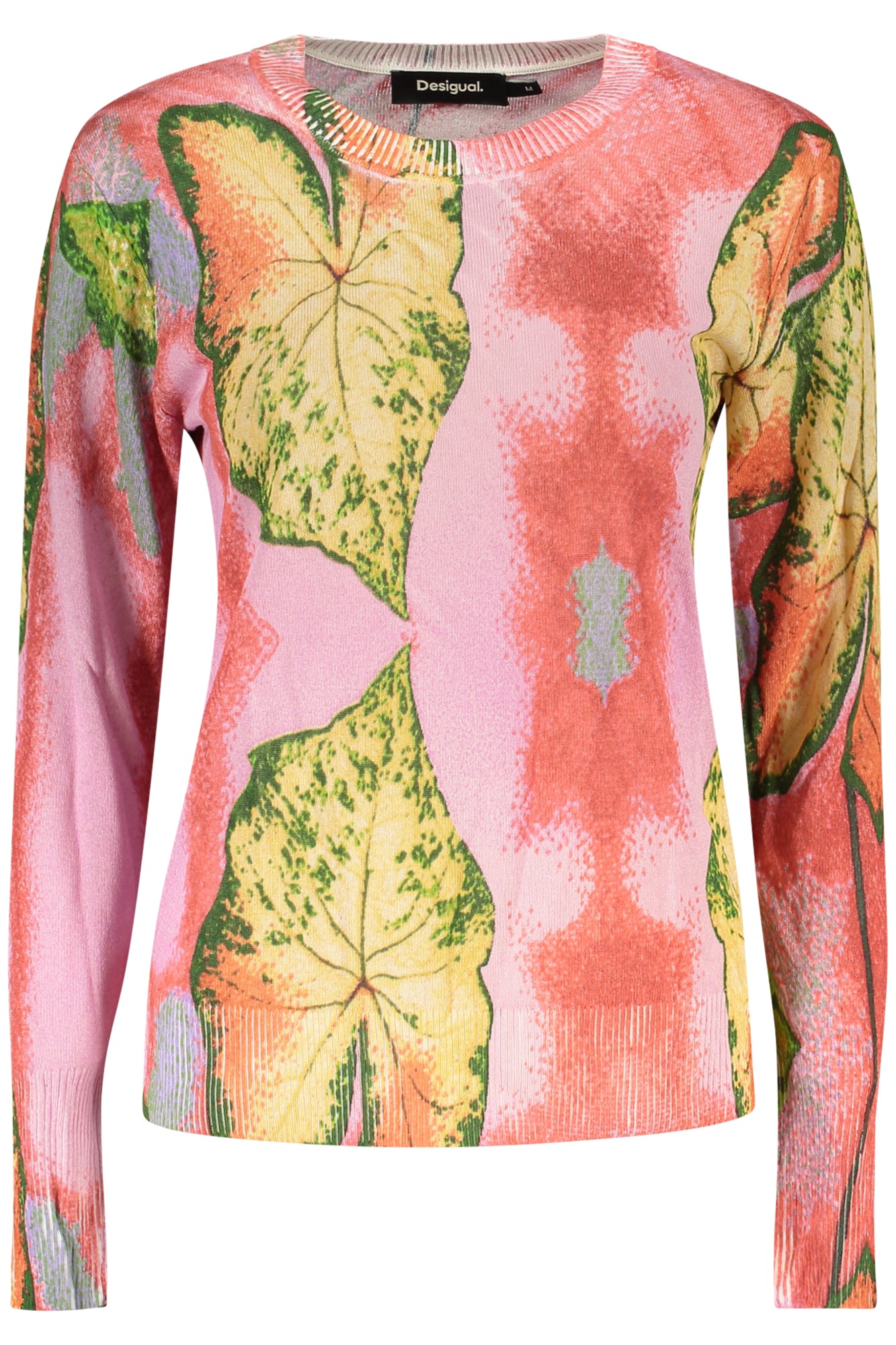 PULL ROSE FEMME DESIGUAL