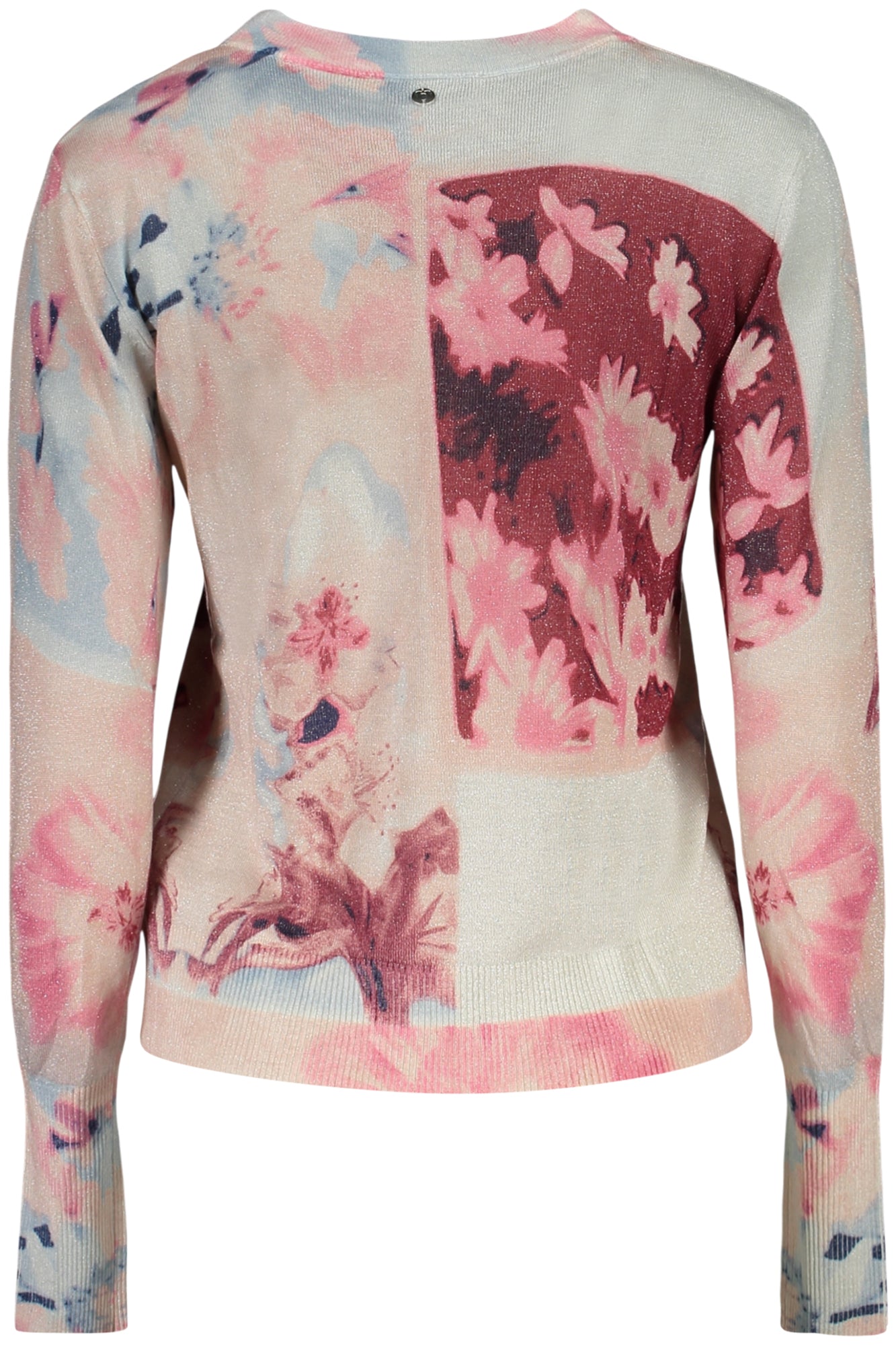 PULL ROSE FEMME DESIGUAL