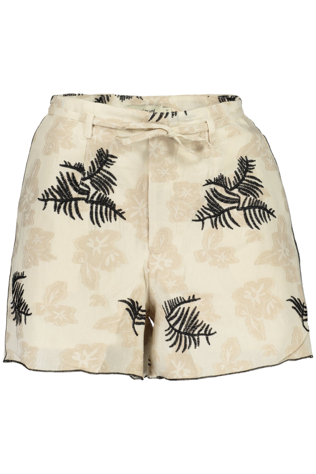 SHORT BEIGE DESIGUAL FEMME