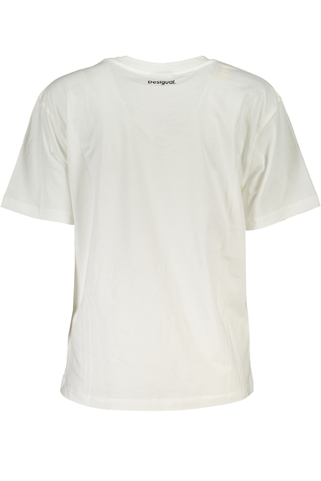 T-SHIRT FEMME DESIGUAL MANCHES COURTES BLANC