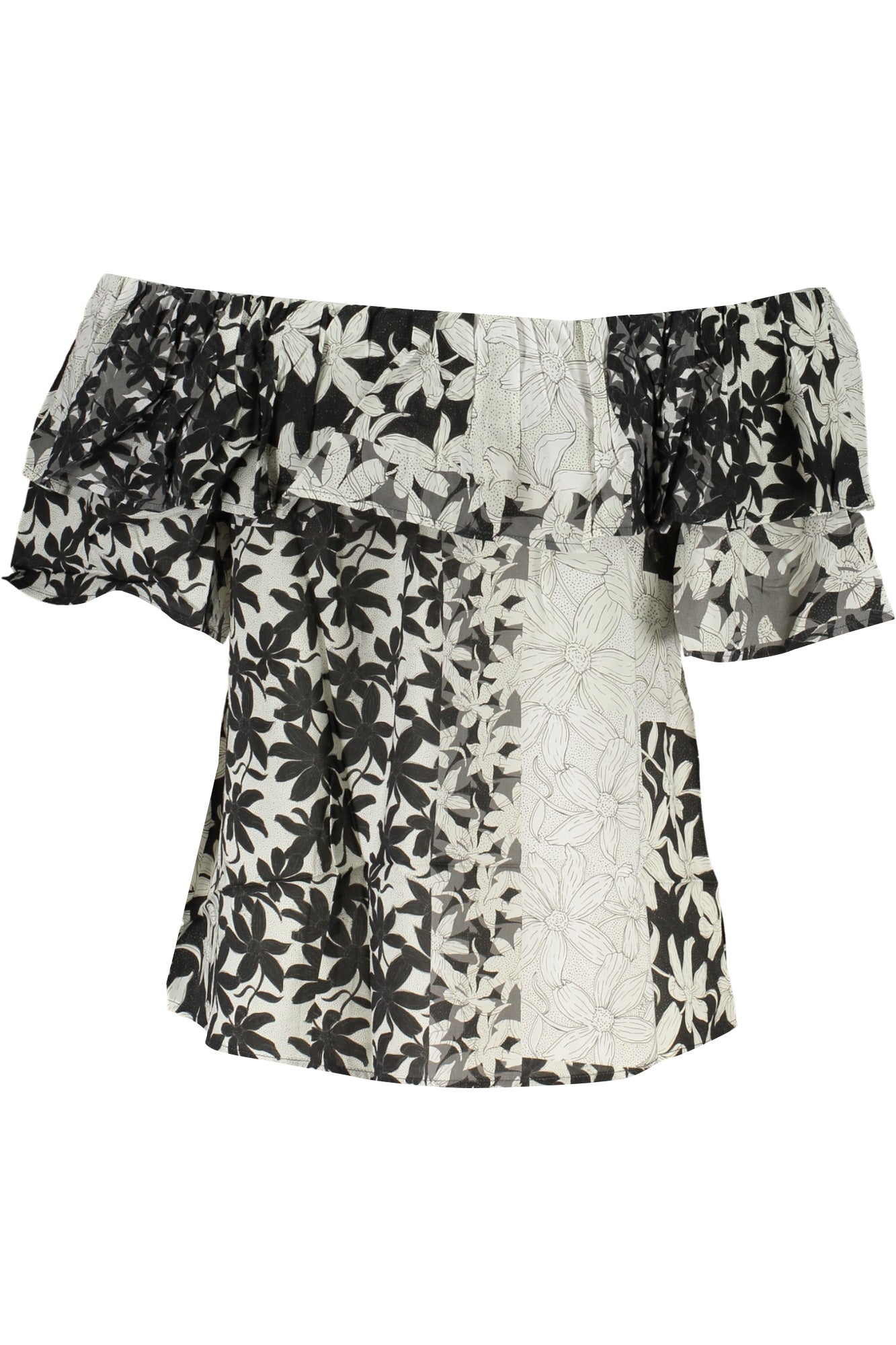 T-SHIRT FEMME DESIGUAL MANCHES COURTES BLANC