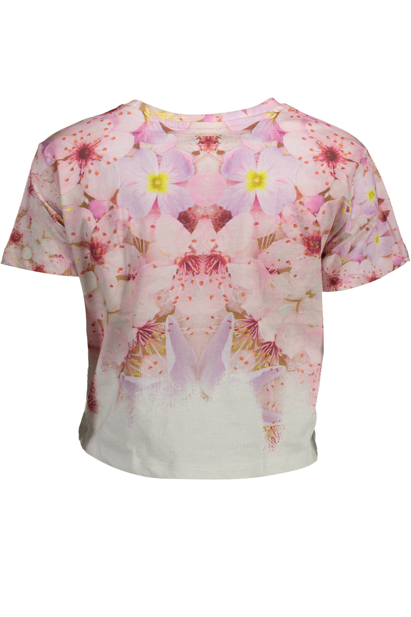 TEE-SHIRT FEMME DESIGUAL MANCHES COURTES ROSE