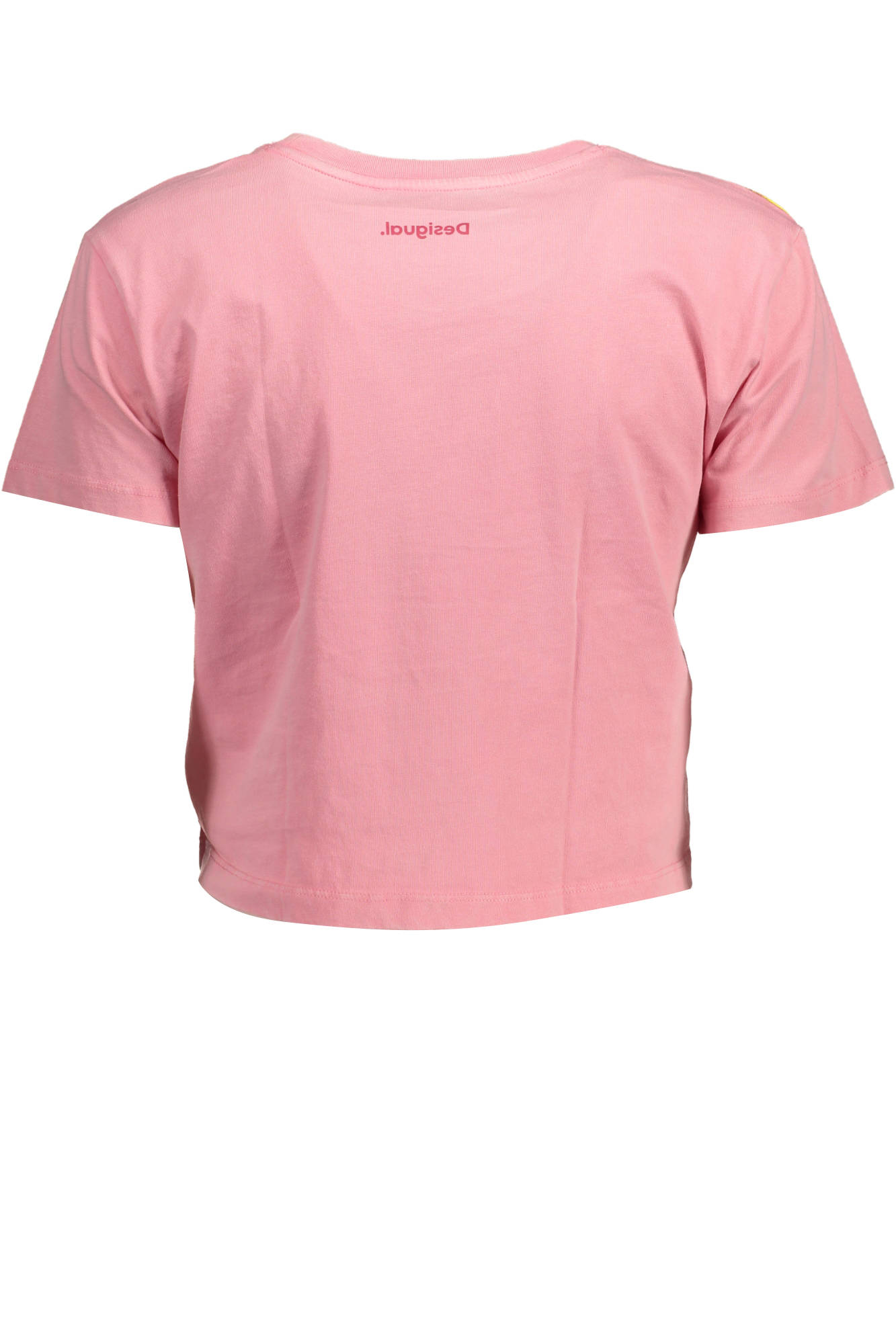 TEE-SHIRT FEMME DESIGUAL MANCHES COURTES ROSE