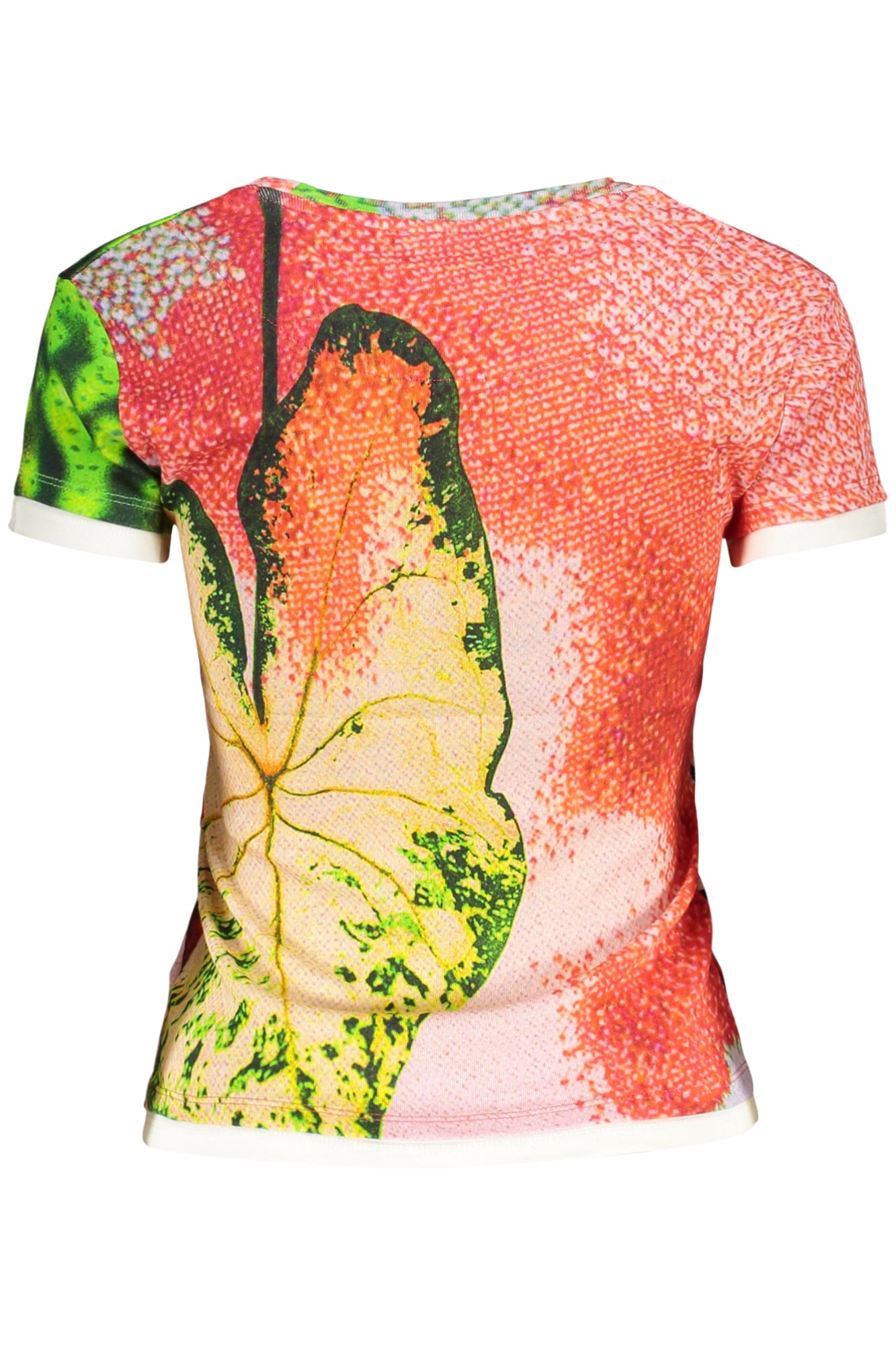 TEE-SHIRT FEMME MANCHES COURTES DESIGUAL, ROUGE