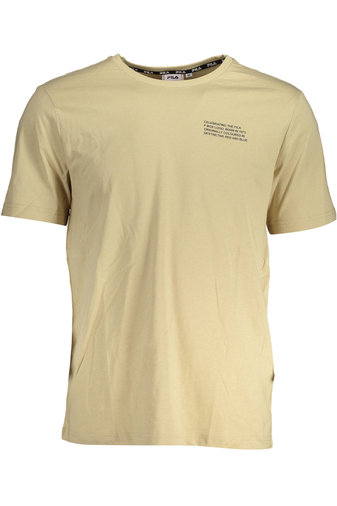 FILA T-SHIRT HOMME MANCHES COURTES BEIGE