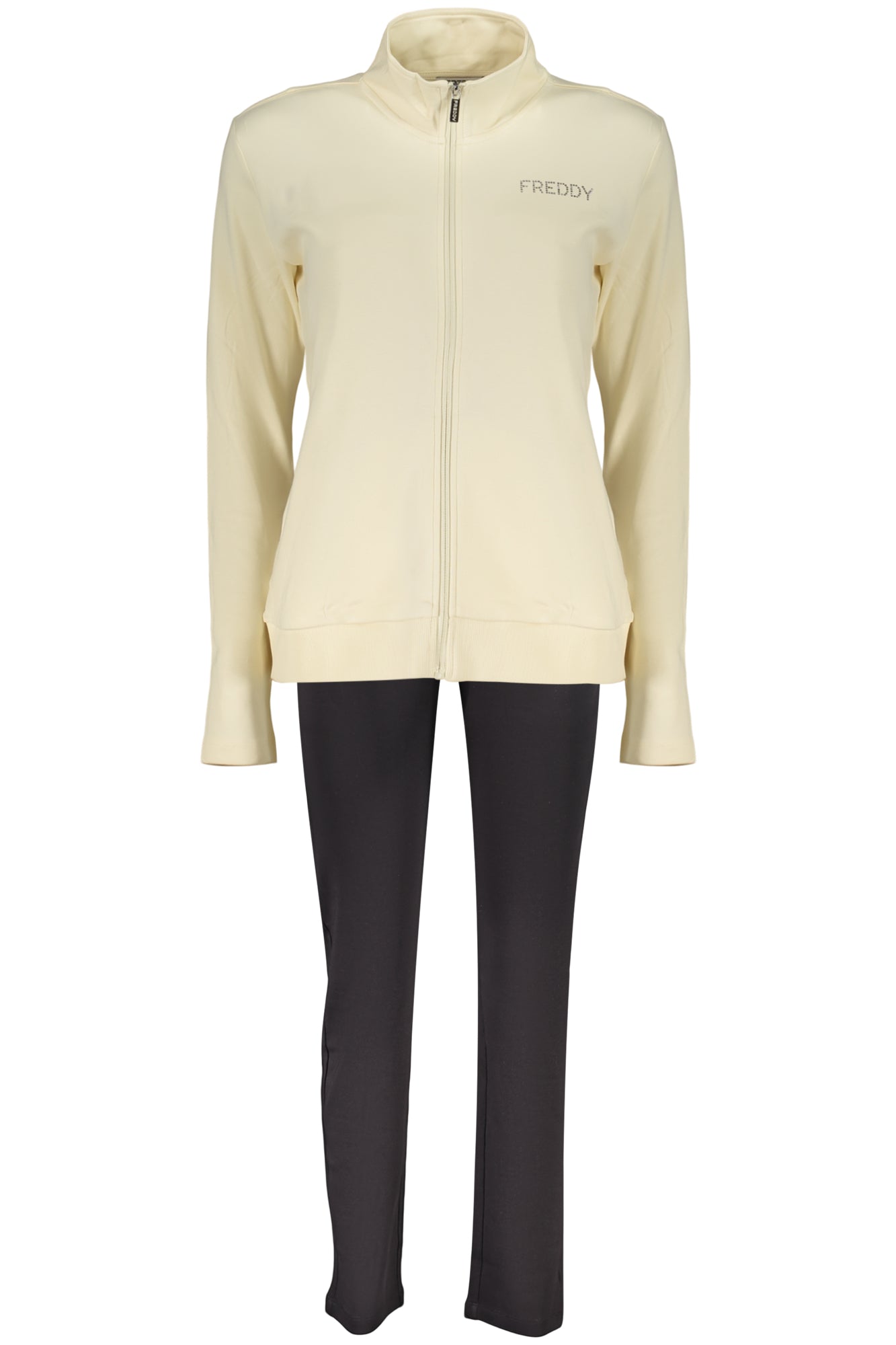SWEAT-SHIRT ZIPPÉ BEIGE FEMME FREDDY