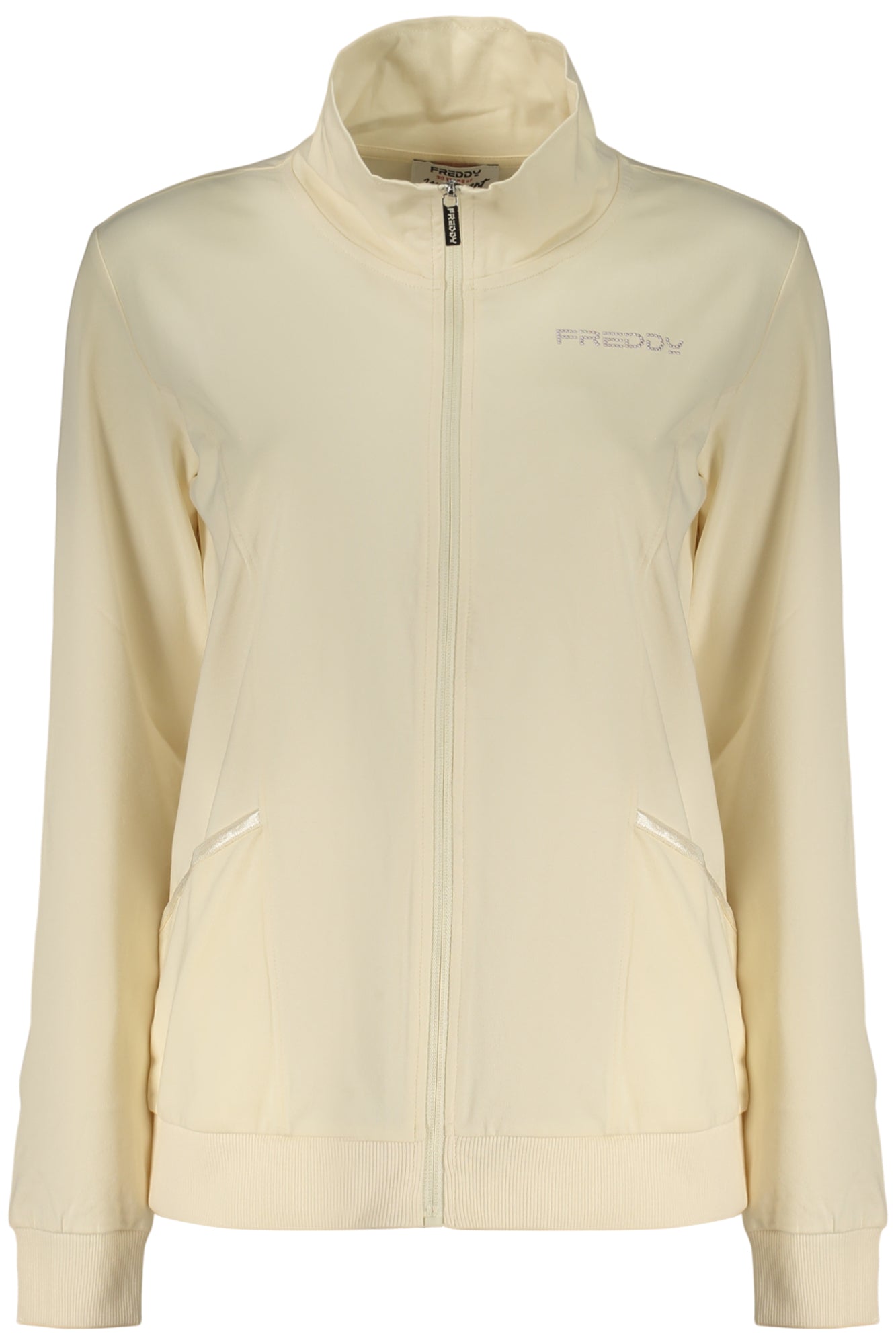 SWEAT-SHIRT ZIPPÉ BEIGE FEMME FREDDY