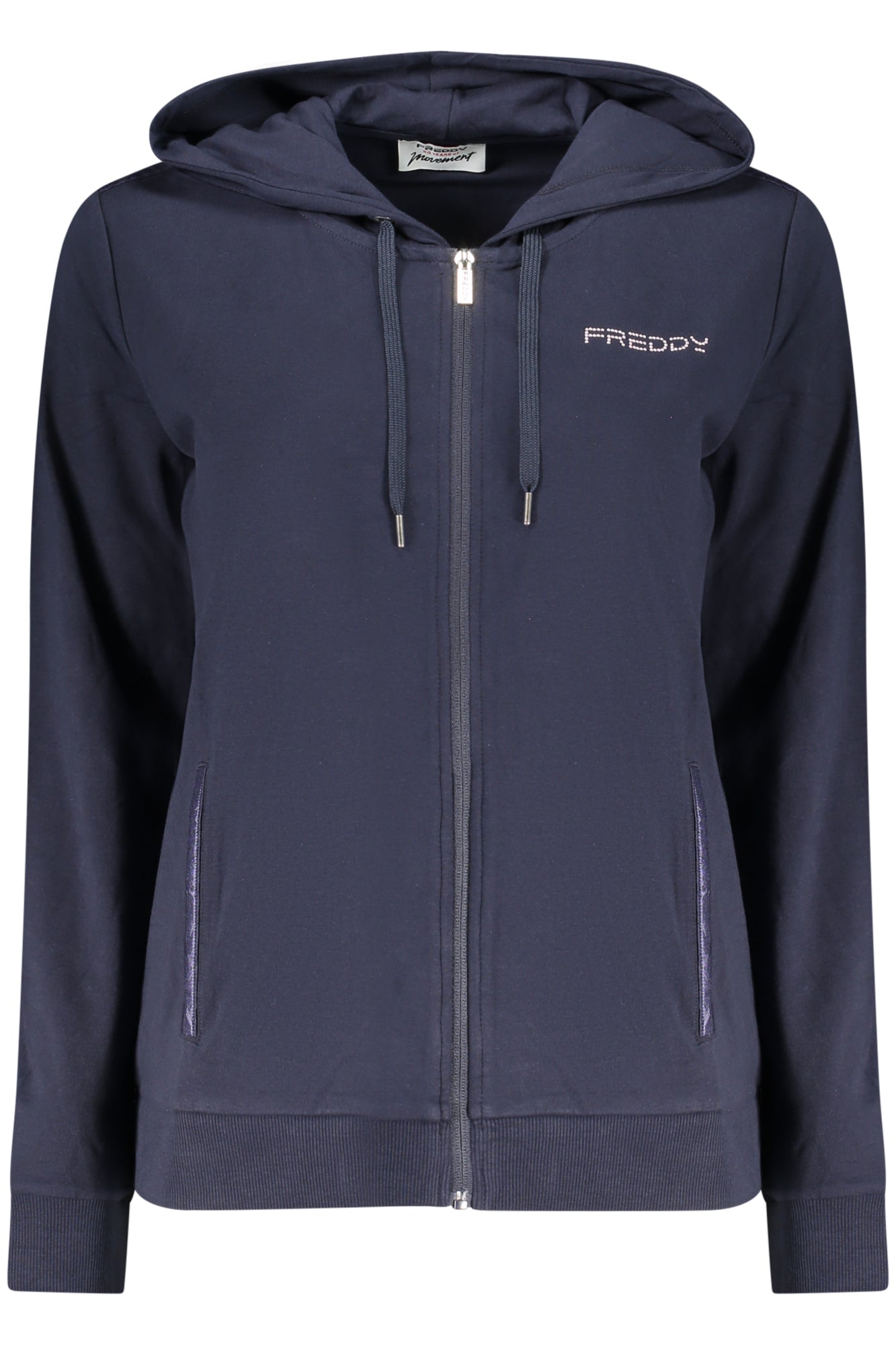 SWEAT-SHIRT ZIPPÉ BLEU FEMME FREDDY