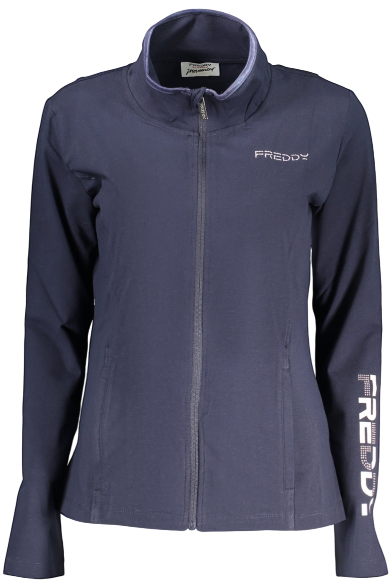 SWEAT-SHIRT ZIPPÉ BLEU FEMME FREDDY