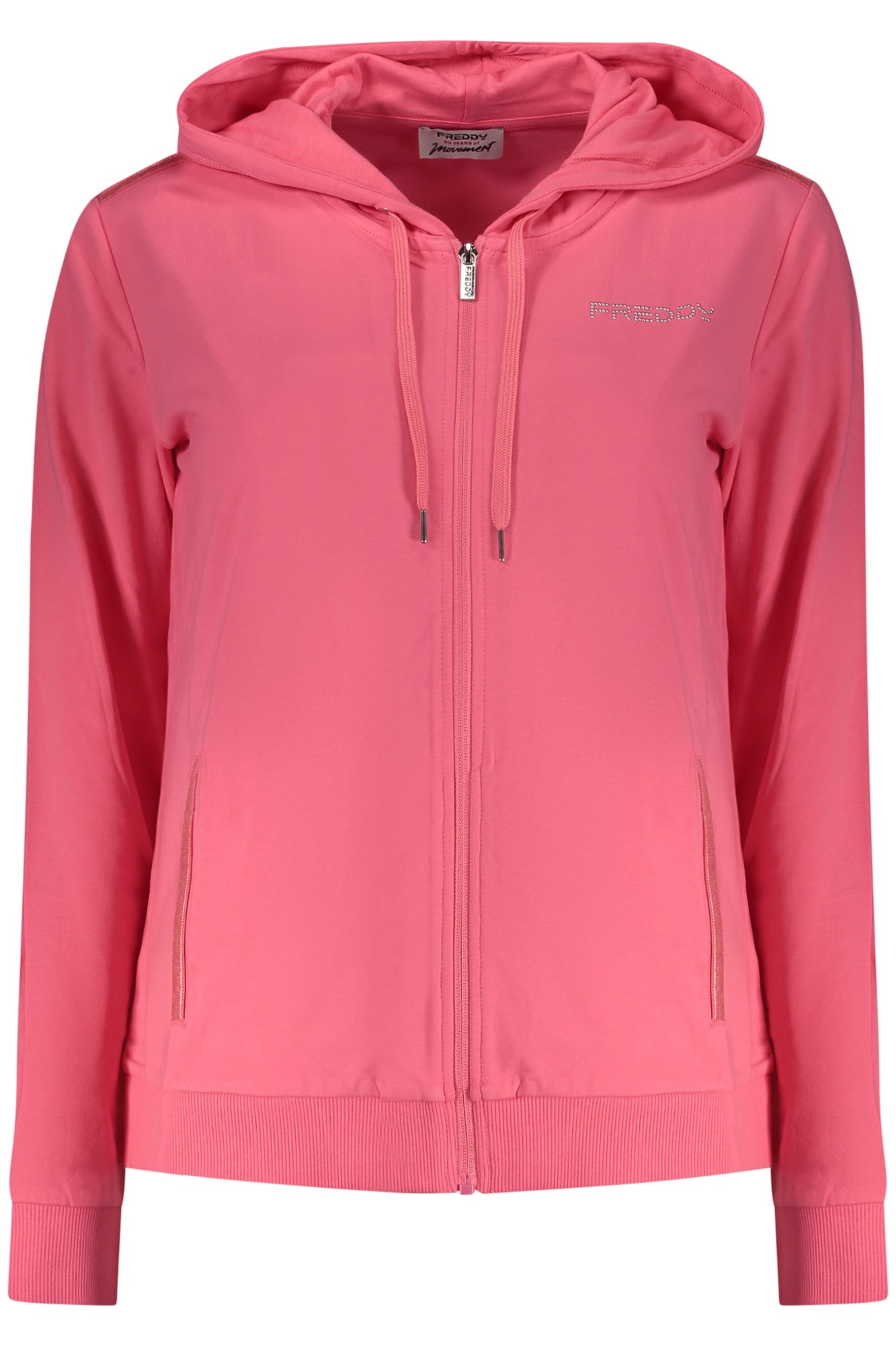 SWEAT-SHIRT ZIPPÉ ROSE FREDDY FEMME