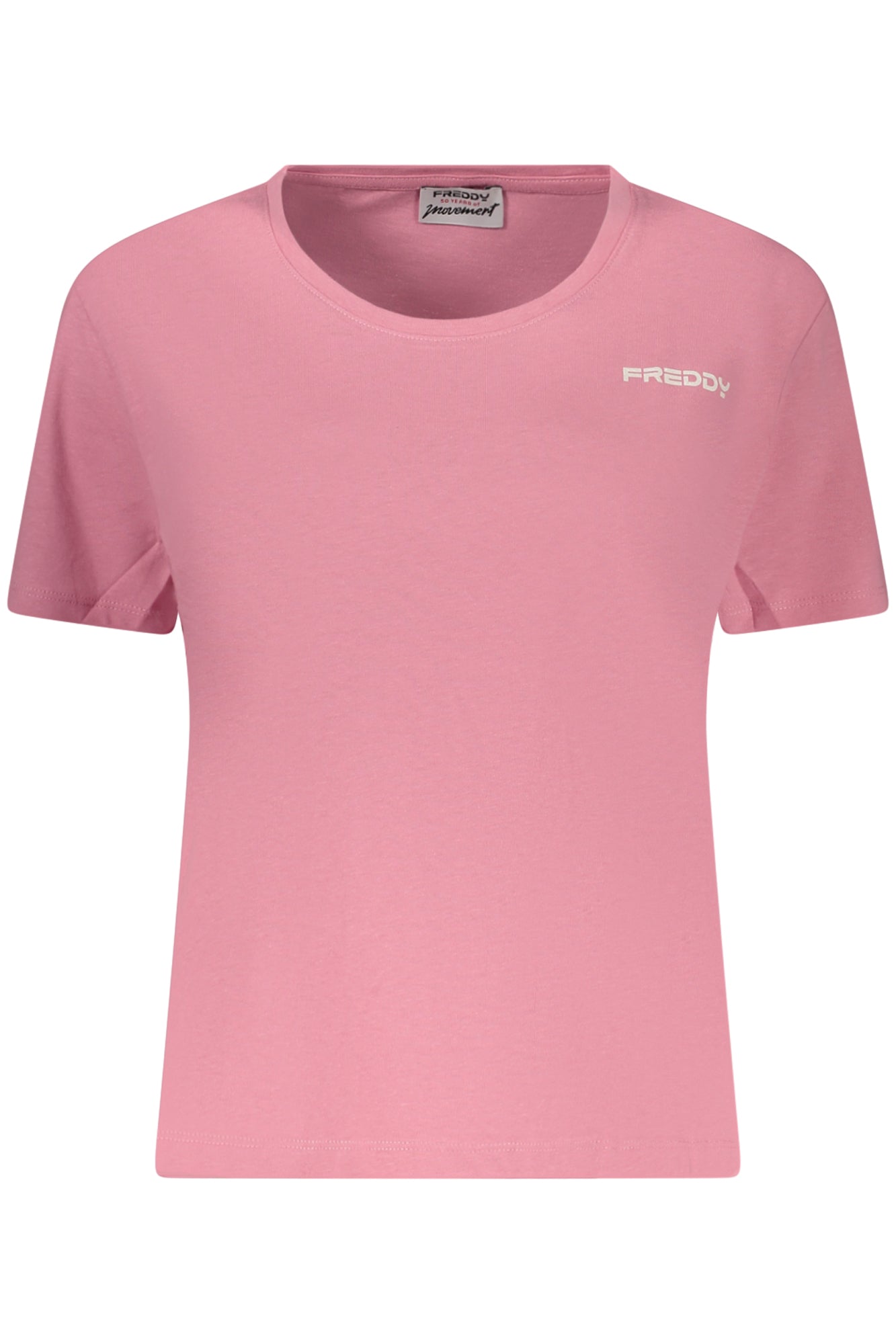 TEE-SHIRT FEMME FREDDY À MANCHES COURTES ROSE