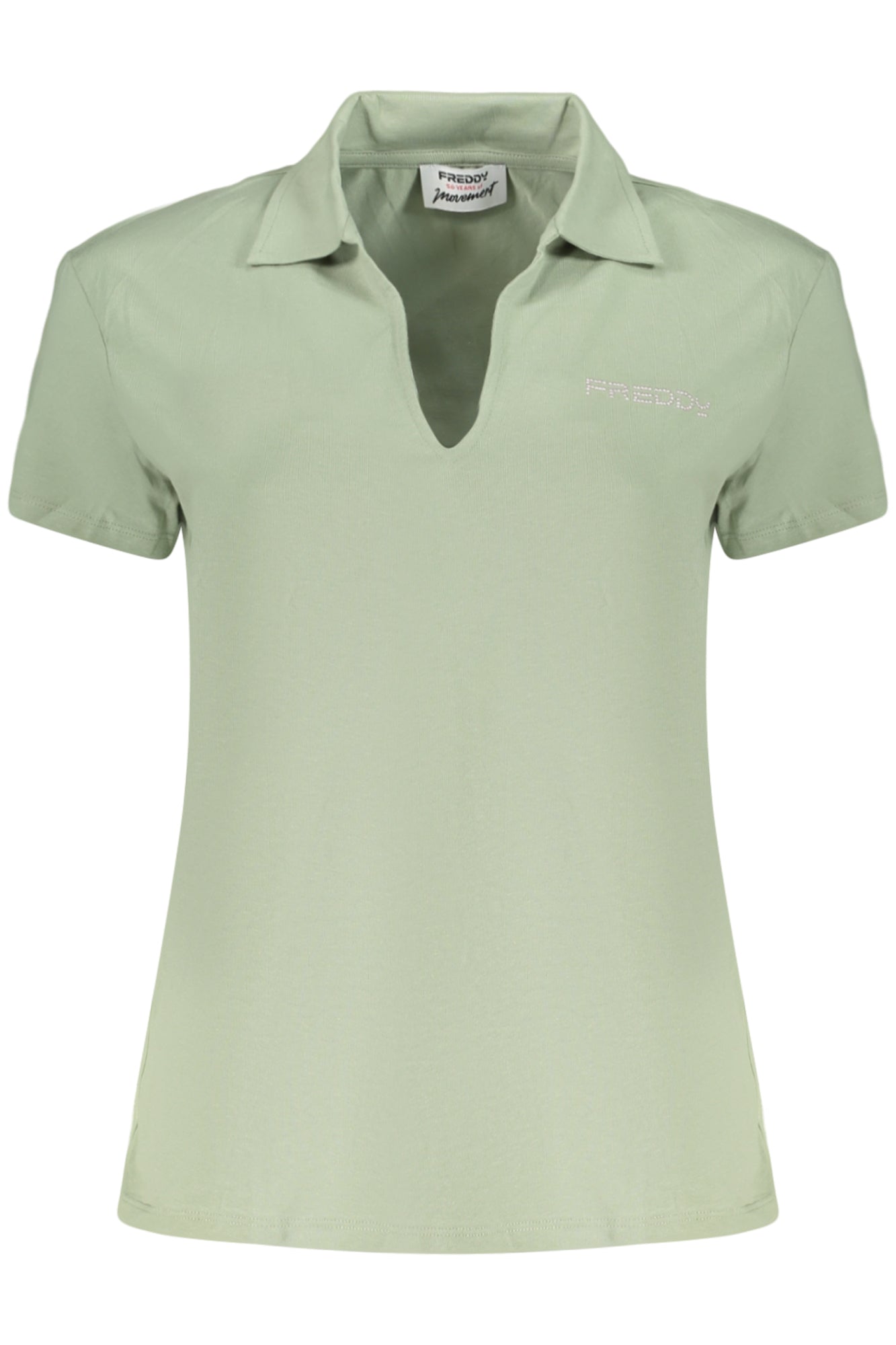 TEE-SHIRT FEMME VERT MANCHES COURTES FREDDY
