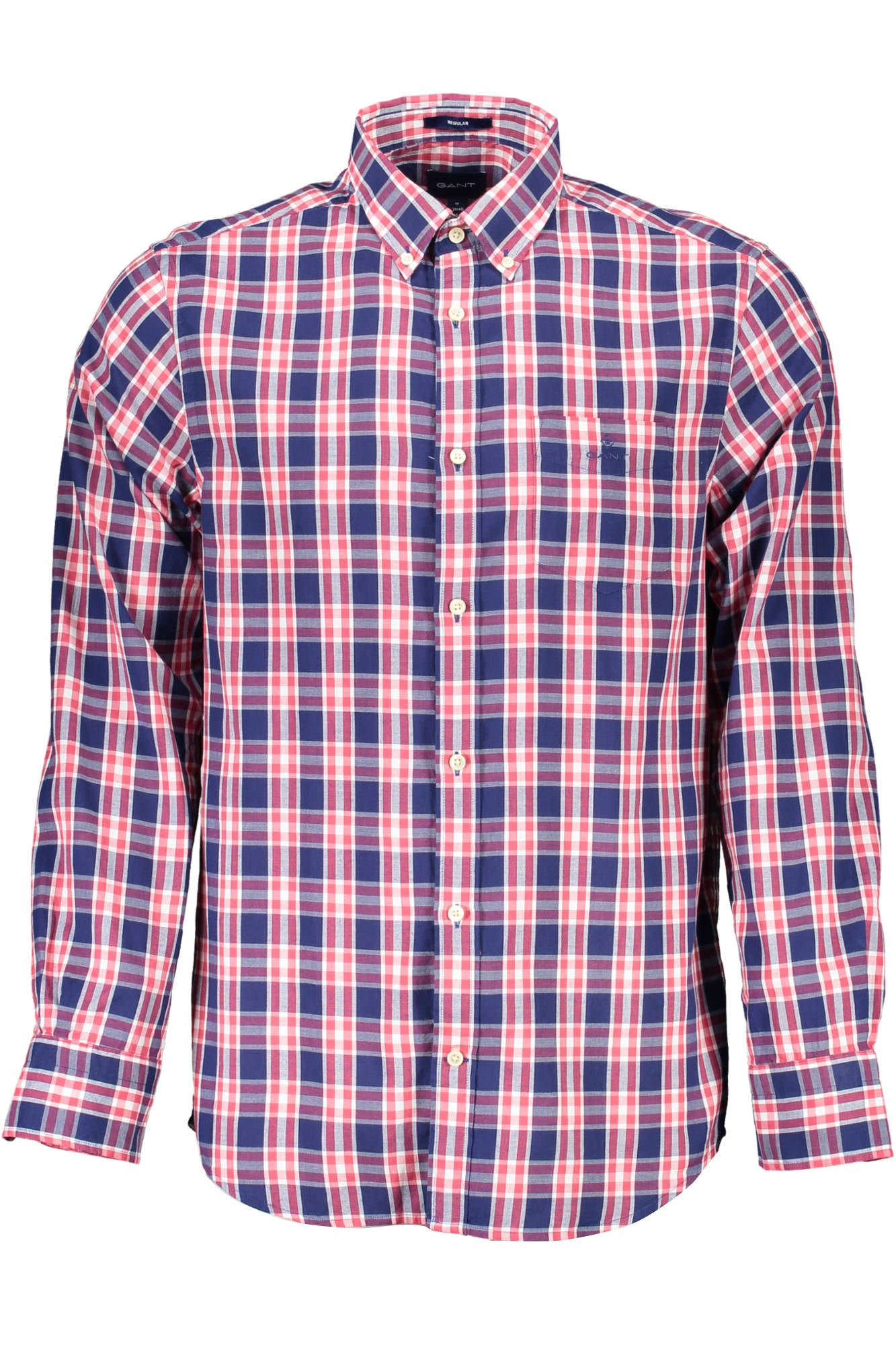 CHEMISE GANT HOMME MANCHES LONGUES BLEUE