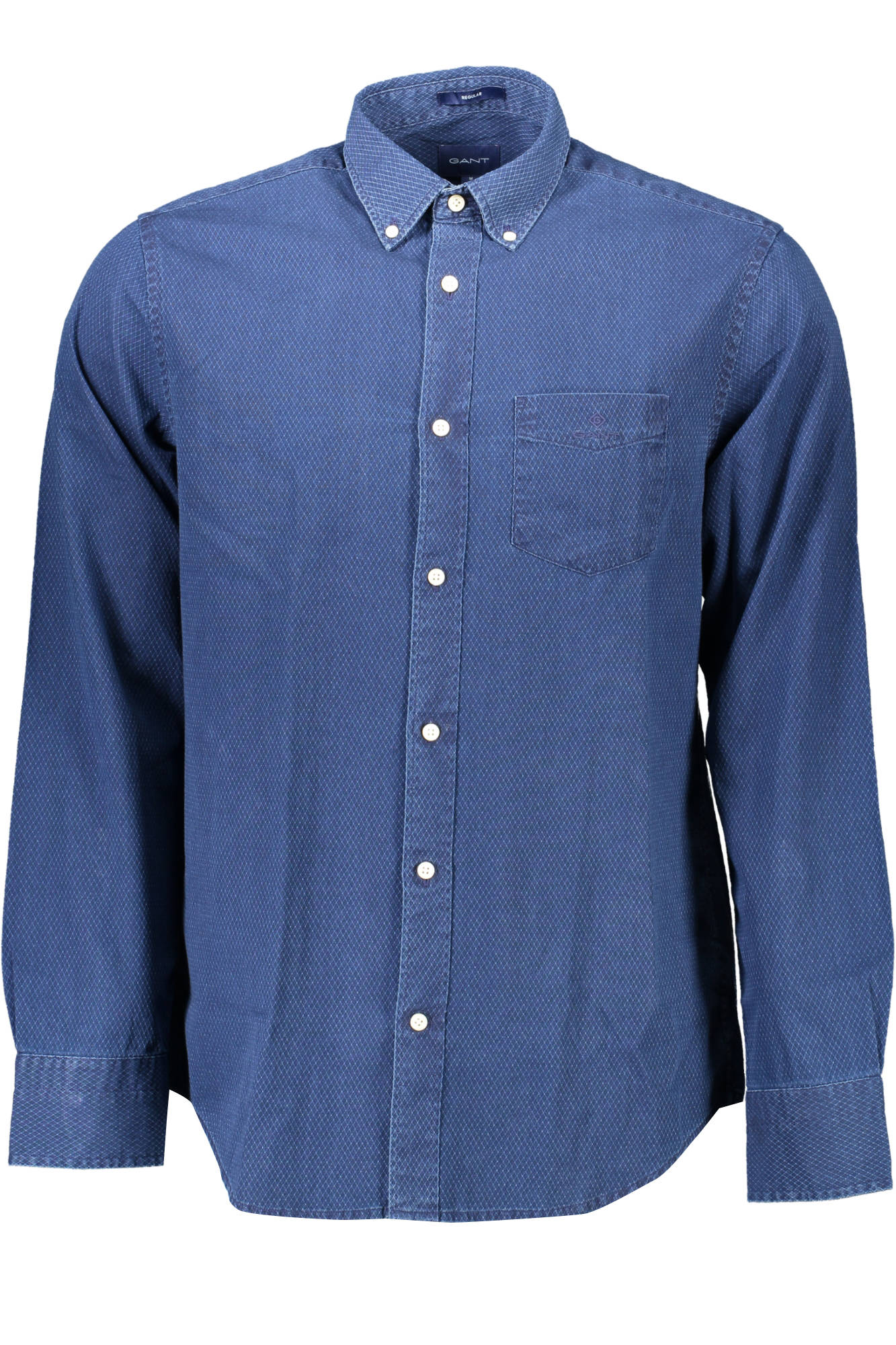 CHEMISE HOMME MANCHES LONGUES GANT BLEU